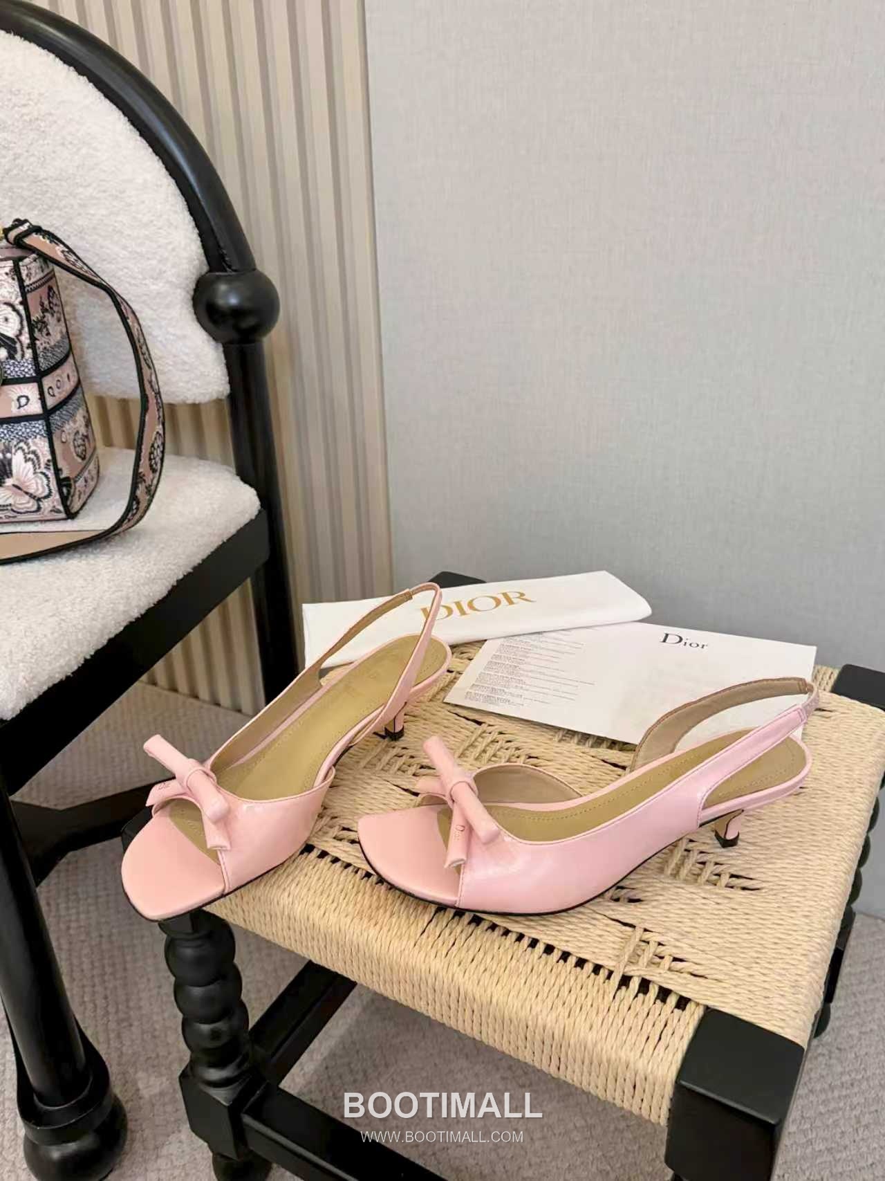 Dior J'Adior Patent Leather Silk Open Toe Slingback Heeled Sandals 디올 자디올 페이턴트 레더 실크 오픈토 슬링백 힐 샌들 4