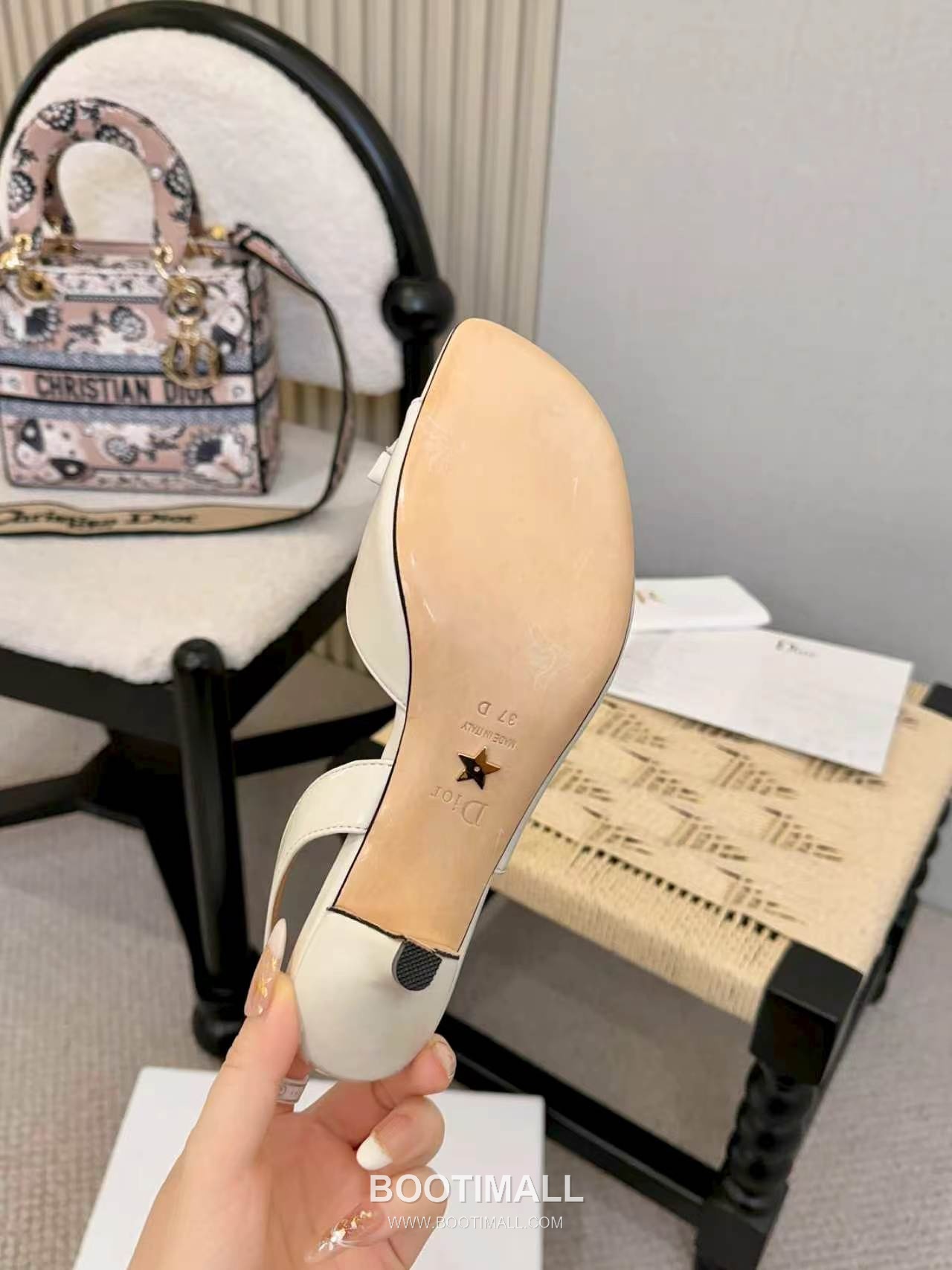 Dior J'Adior Patent Leather Silk Open Toe Slingback Heeled Sandals 디올 자디올 페이턴트 레더 실크 오픈토 슬링백 힐 샌들 6