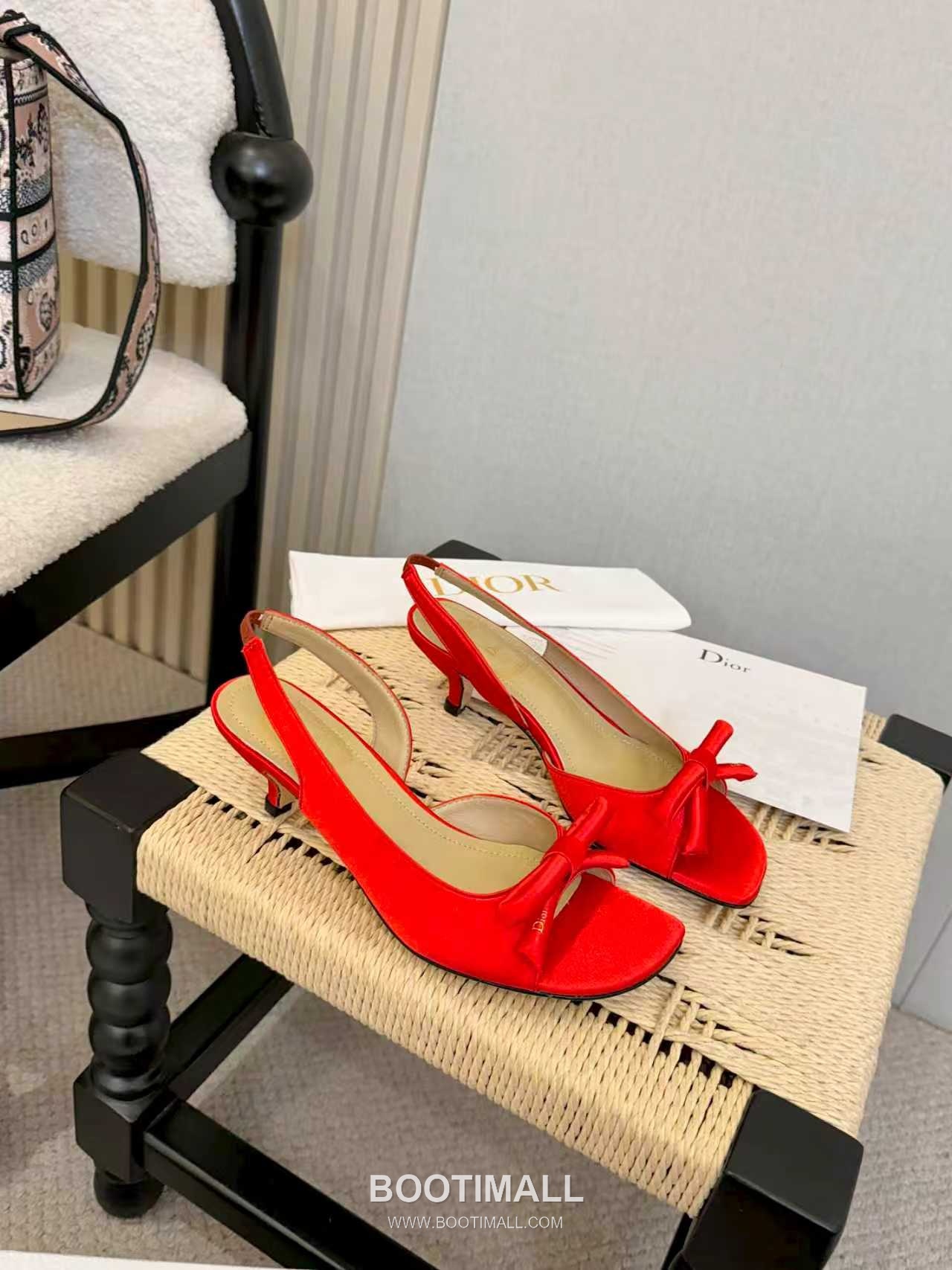 Dior J'Adior Patent Leather Silk Open Toe Slingback Heeled Sandals 디올 자디올 페이턴트 레더 실크 오픈토 슬링백 힐 샌들 2