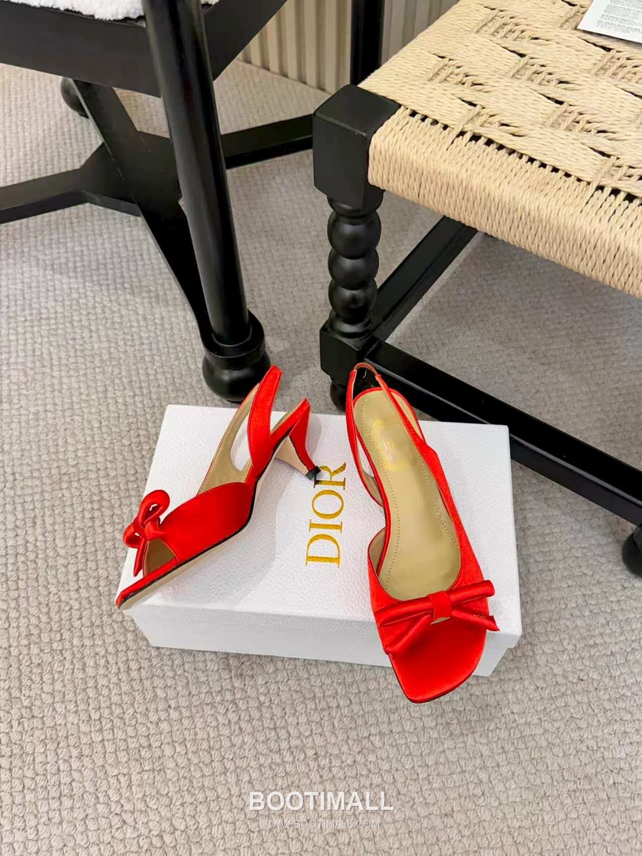 Dior J'Adior Patent Leather Silk Open Toe Slingback Heeled Sandals 디올 자디올 페이턴트 레더 실크 오픈토 슬링백 힐 샌들 4