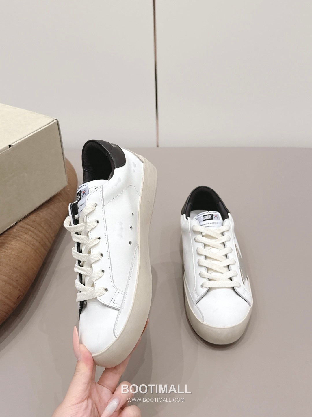 Golden Goose Space Star Leather Distressed Chunky Sneakers 골든구스 스페이스 스타 레더 디스트레스드 청키 스니커즈 4