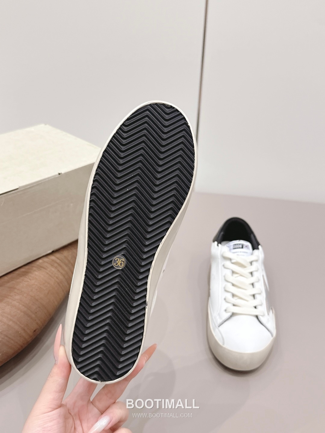 Golden Goose Space Star Leather Distressed Chunky Sneakers 골든구스 스페이스 스타 레더 디스트레스드 청키 스니커즈 9