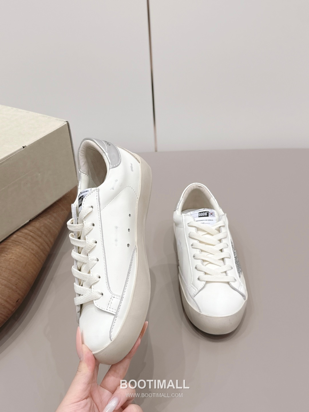 Golden Goose Space Star Leather Distressed Chunky Sneakers 골든구스 스페이스 스타 레더 디스트레스드 청키 스니커즈 4