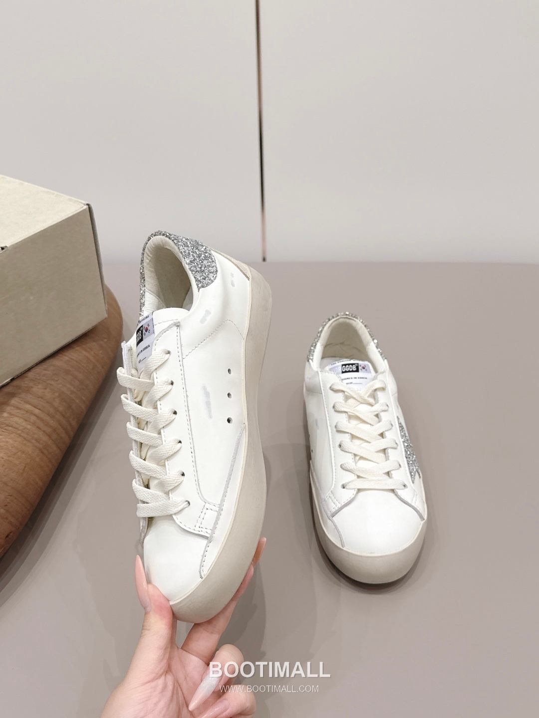 Golden Goose Space Star Leather Distressed Chunky Sneakers 골든구스 스페이스 스타 레더 디스트레스드 청키 스니커즈 4