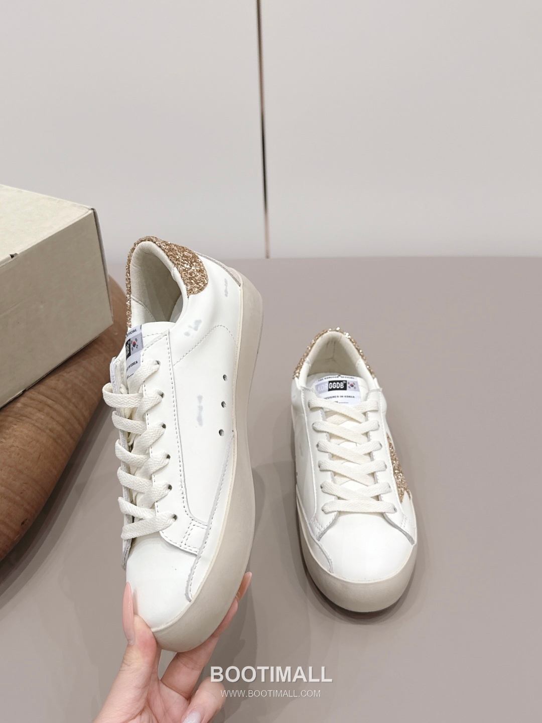 Golden Goose Space Star Leather Distressed Chunky Sneakers 골든구스 스페이스 스타 레더 디스트레스드 청키 스니커즈 4
