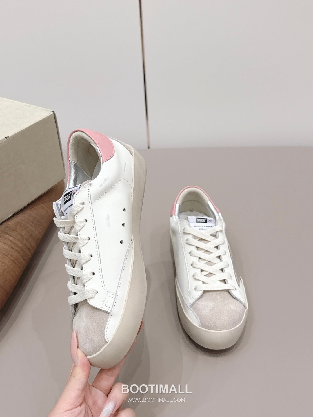 Golden Goose Space Star Leather Distressed Chunky Sneakers 골든구스 스페이스 스타 레더 디스트레스드 청키 스니커즈 4