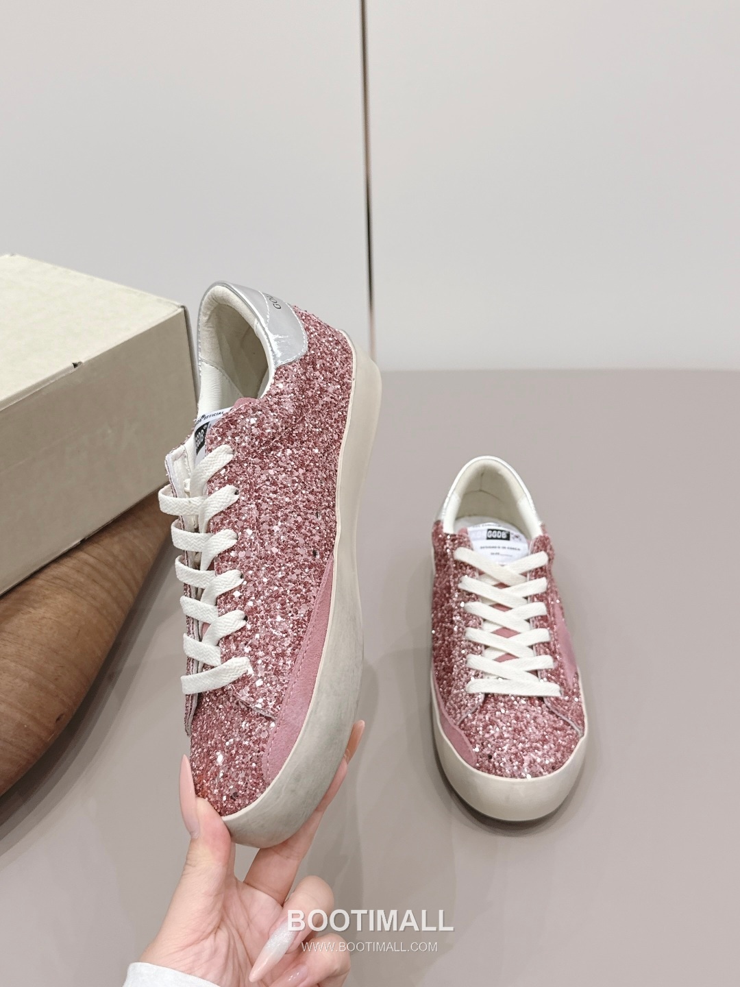 Golden Goose Space Star Leather Distressed Chunky Sneakers 골든구스 스페이스 스타 레더 디스트레스드 청키 스니커즈 4