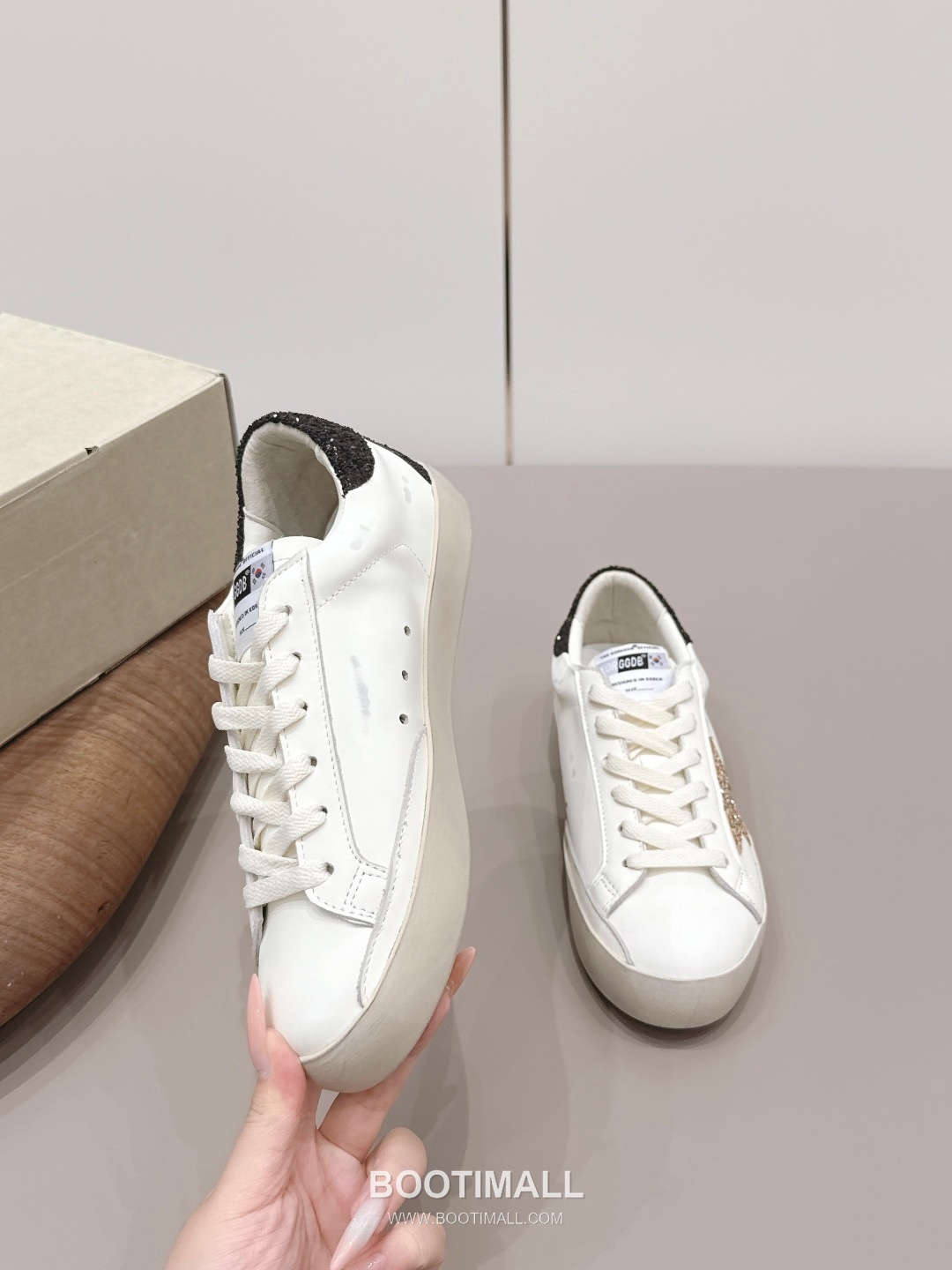 Golden Goose Space Star Leather Distressed Chunky Sneakers 골든구스 스페이스 스타 레더 디스트레스드 청키 스니커즈 4