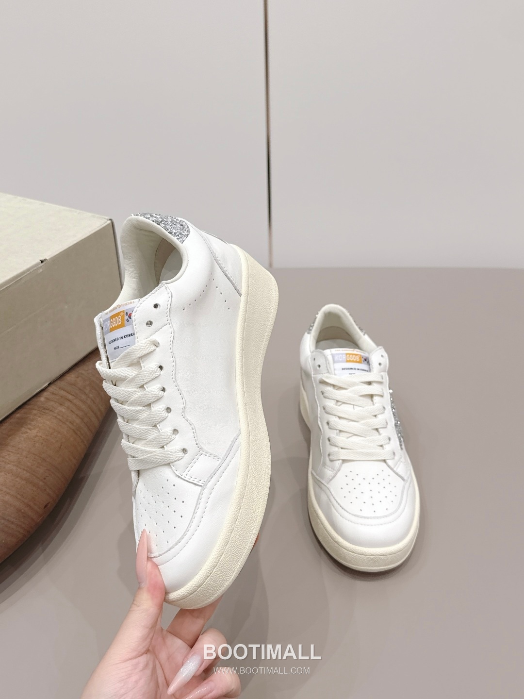 Golden Goose Space Star Leather Color Block Distressed Sneakers 골든구스 스페이스 스타 레더 컬러블록 디스트레스드 스니커즈 4