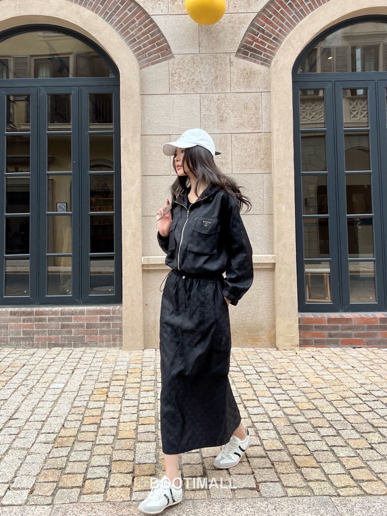 Prada SS26 Re-Nylon Hooded Jacket & Skirt Set 프라다 리나일론 후드 재킷 앤 스커트 세트 5