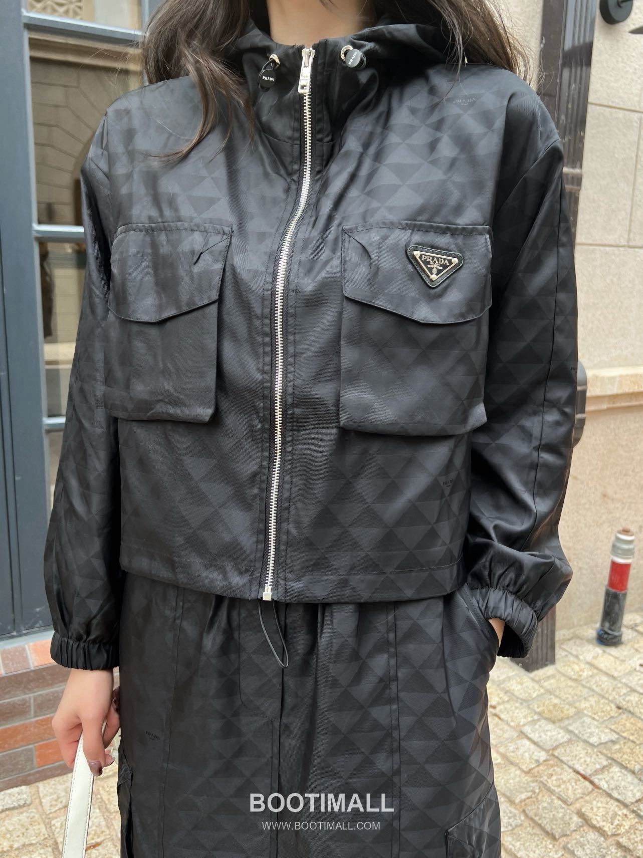 Prada SS26 Re-Nylon Hooded Jacket & Skirt Set 프라다 리나일론 후드 재킷 앤 스커트 세트 8