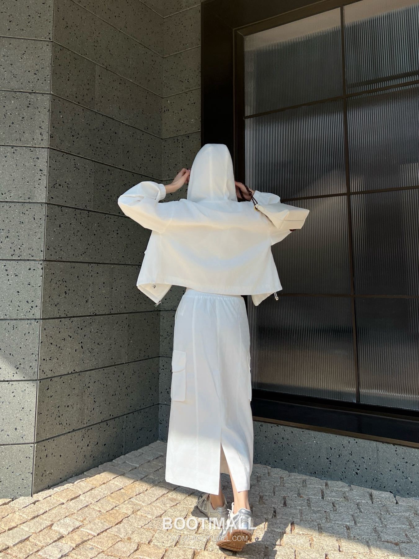 Prada SS26 Re-Nylon Hooded Jacket & Skirt Set 프라다 리나일론 후드 재킷 앤 스커트 세트 4