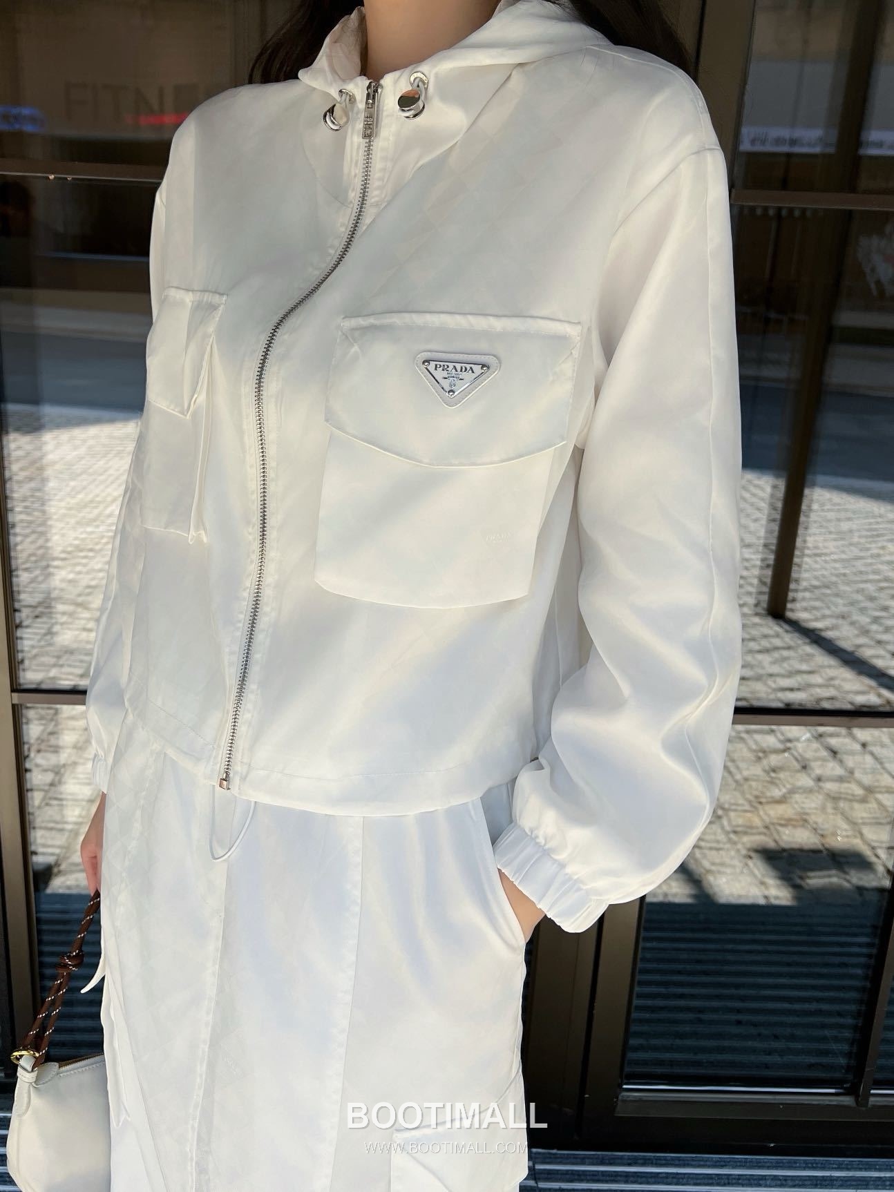 Prada SS26 Re-Nylon Hooded Jacket & Skirt Set 프라다 리나일론 후드 재킷 앤 스커트 세트 5