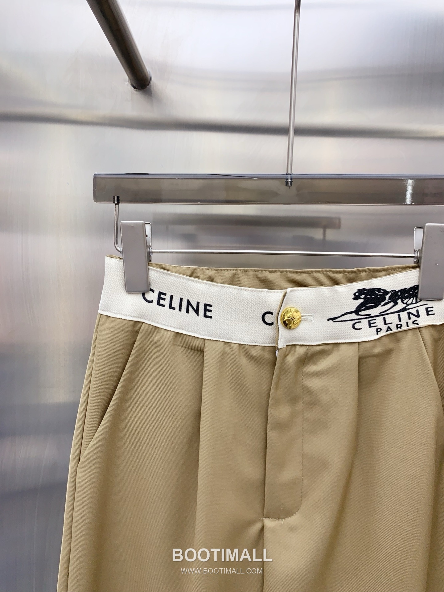 Celine SS26 Logo Waistband Wide Leg Pants 셀린느 로고 웨이스트밴드 와이드 레그 팬츠 11