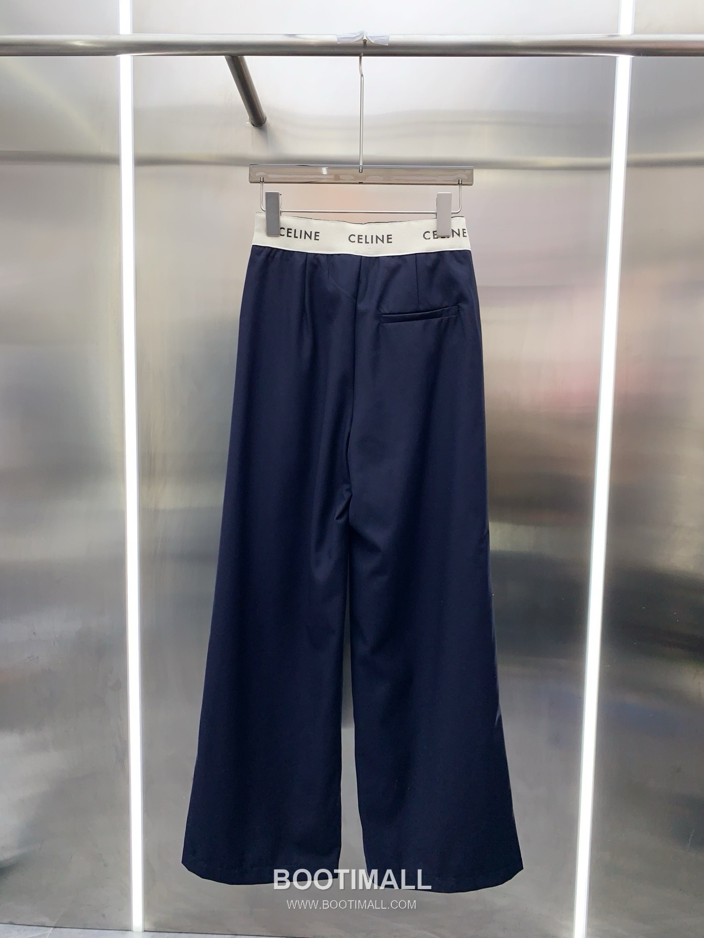 Celine SS26 Logo Waistband Wide Leg Pants 셀린느 로고 웨이스트밴드 와이드 레그 팬츠 11