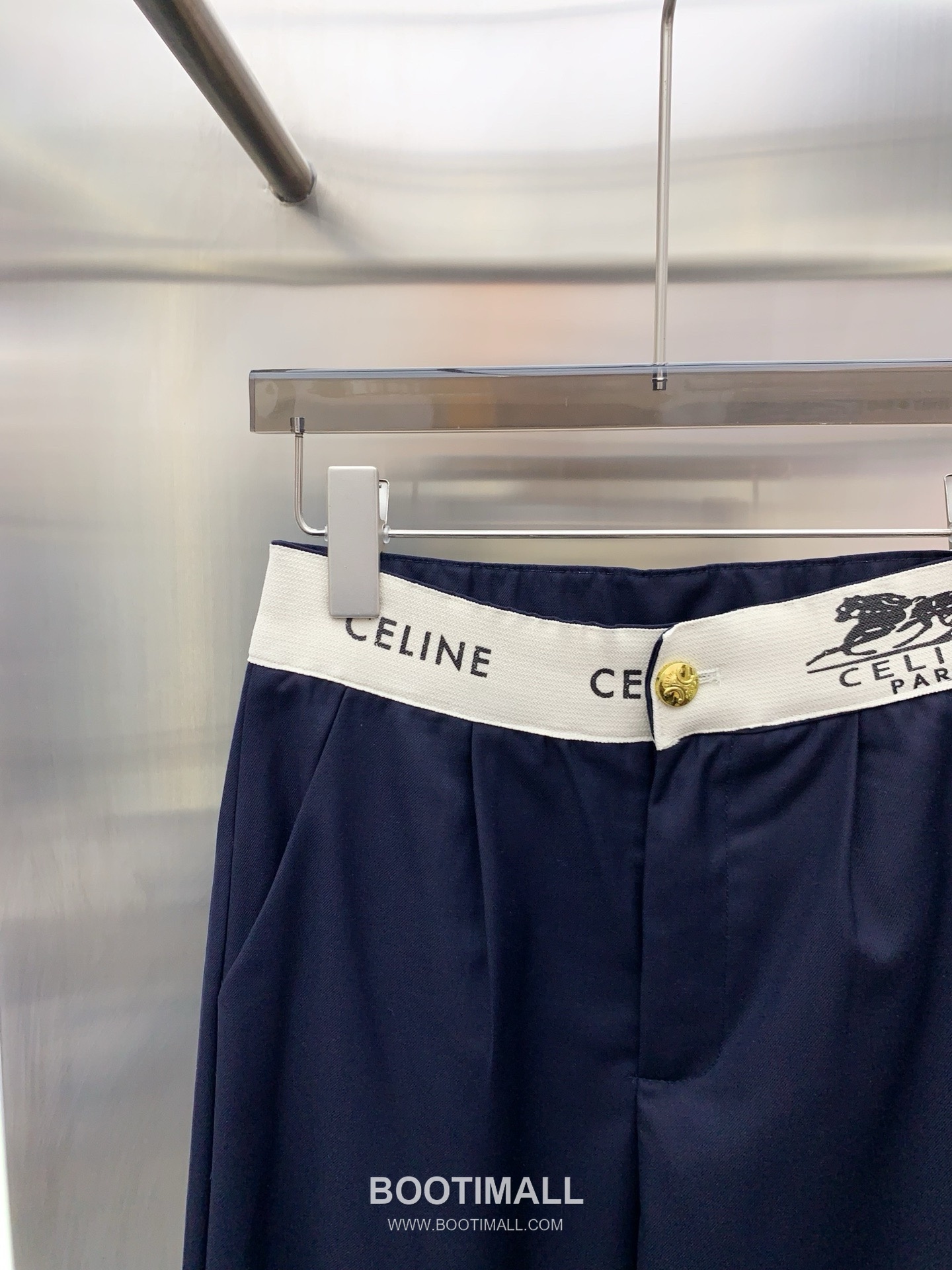 Celine SS26 Logo Waistband Wide Leg Pants 셀린느 로고 웨이스트밴드 와이드 레그 팬츠 12