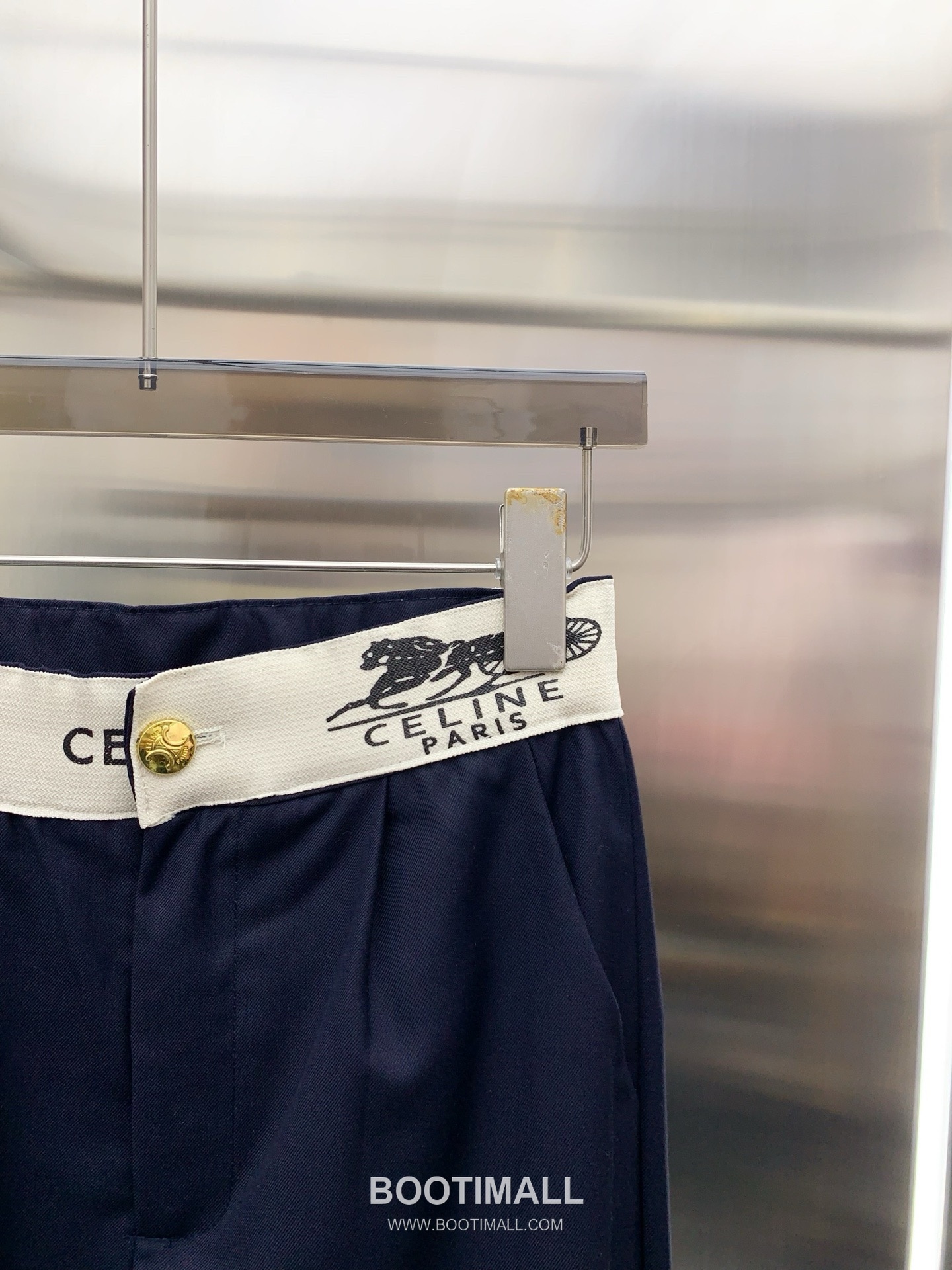 Celine SS26 Logo Waistband Wide Leg Pants 셀린느 로고 웨이스트밴드 와이드 레그 팬츠 13