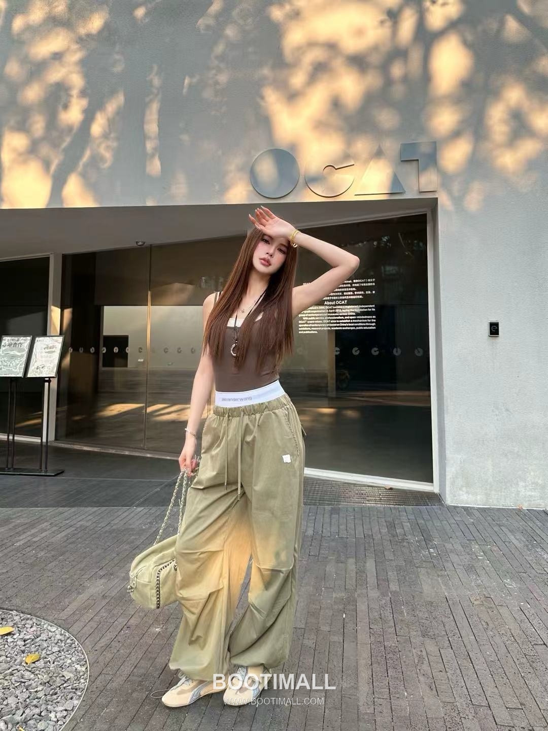 Alexander Wang SS26 Logo Tape Cargo Drawstring Pants 알렉산더왕 로고 테이프 카고 드로우스트링 팬츠 5