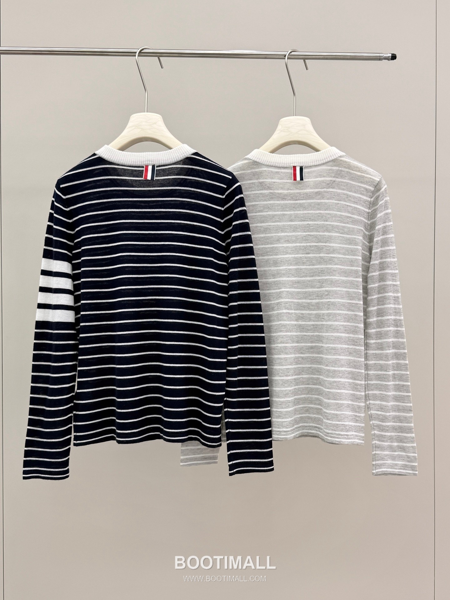 Thom Browne SS26 Four-Bar Stripe Wool Knit Sweater 톰브라운 사선 스트라이프 울 니트 스웨터 15