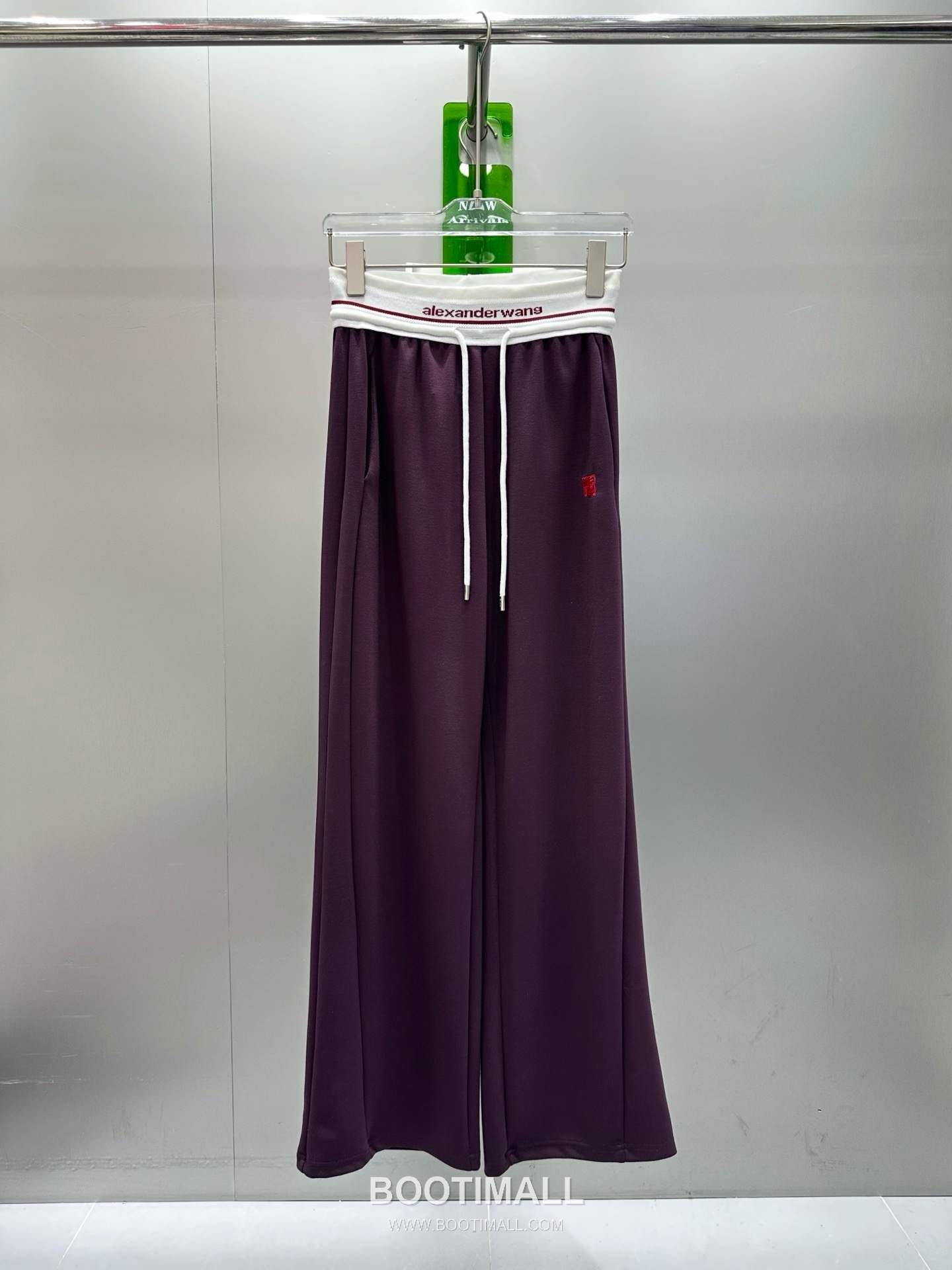 Alexander Wang SS26 Logo Tape High Waist Wide Leg Pants 알렉산더왕 로고 테이프 하이웨이스트 와이드 레그 팬츠 10