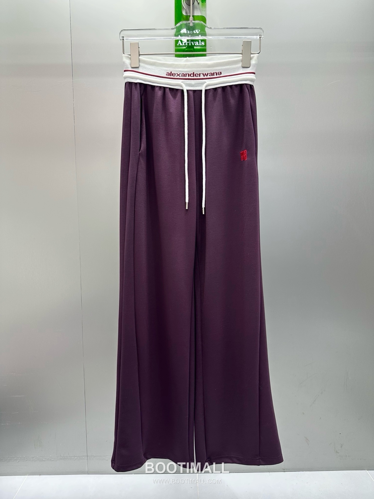 Alexander Wang SS26 Logo Tape High Waist Wide Leg Pants 알렉산더왕 로고 테이프 하이웨이스트 와이드 레그 팬츠 11