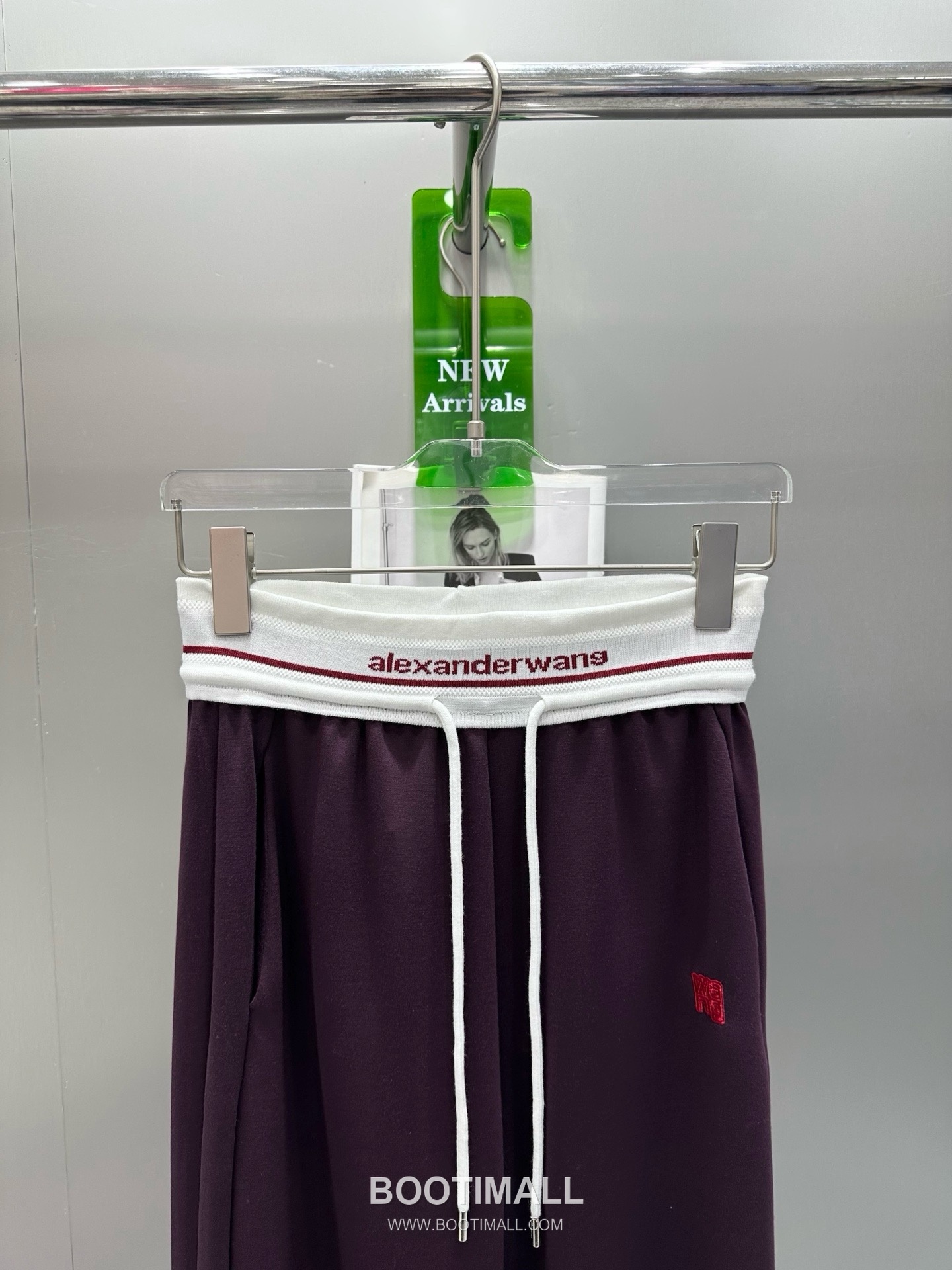 Alexander Wang SS26 Logo Tape High Waist Wide Leg Pants 알렉산더왕 로고 테이프 하이웨이스트 와이드 레그 팬츠 12