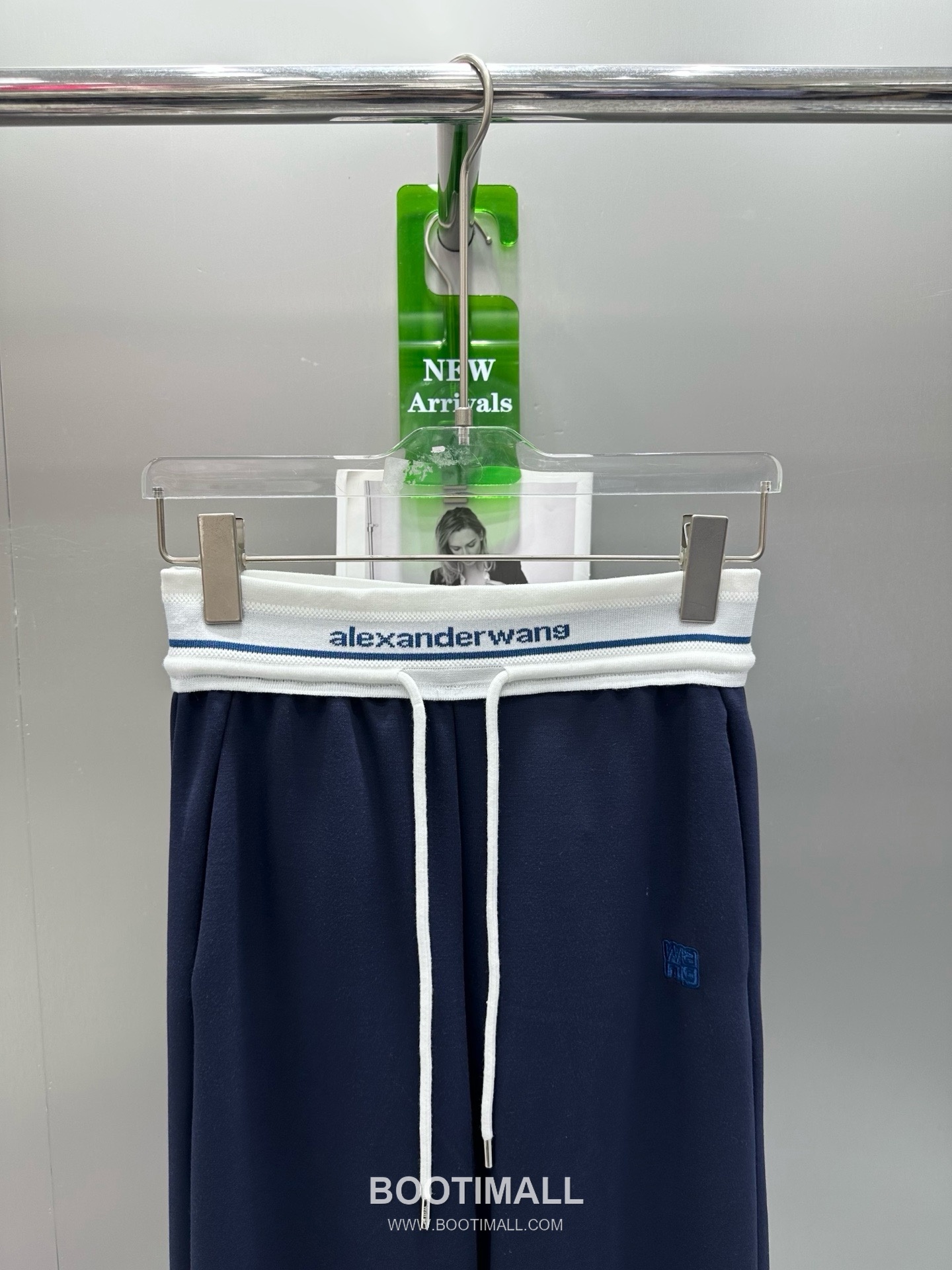 Alexander Wang SS26 Logo Tape High Waist Wide Leg Pants 알렉산더왕 로고 테이프 하이웨이스트 와이드 레그 팬츠 11