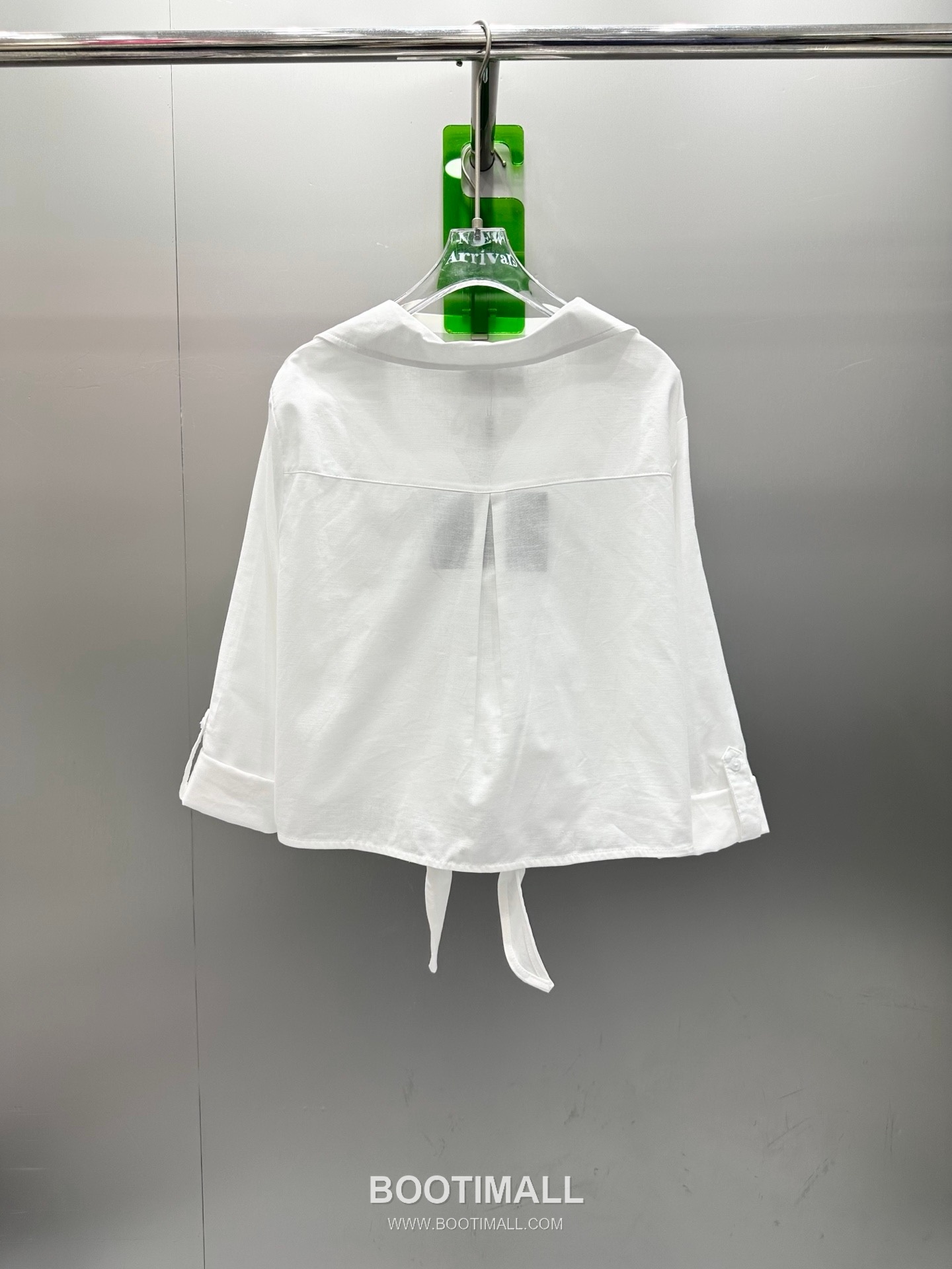 Prada SS26 Linen Cotton Knot Hem 3/4 Sleeve Shirt 프라다 리넨 코튼 매듭 헴 7부 슬리브 셔츠 18