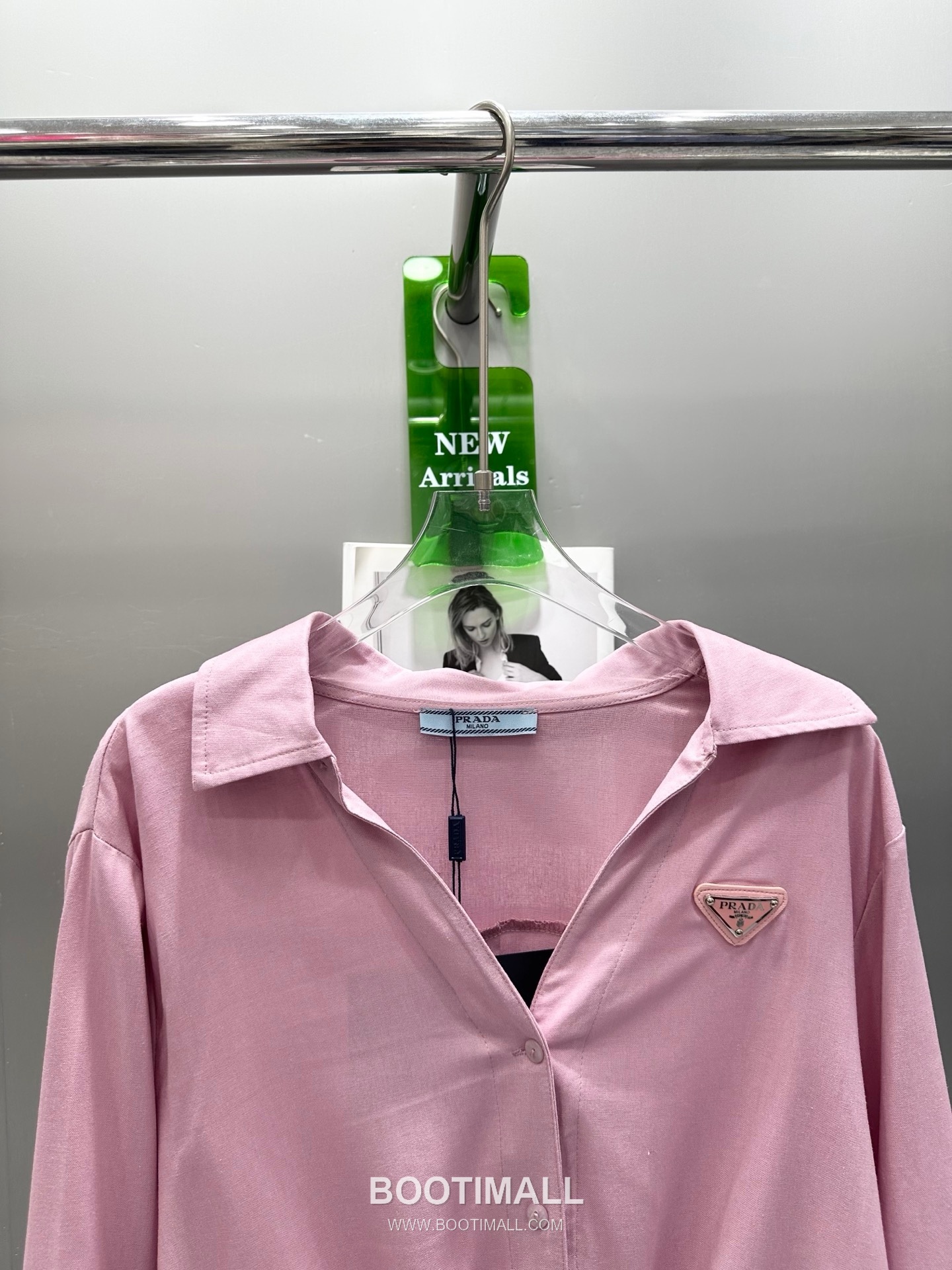 Prada SS26 Linen Cotton Knot Hem 3/4 Sleeve Shirt 프라다 리넨 코튼 매듭 헴 7부 슬리브 셔츠 14