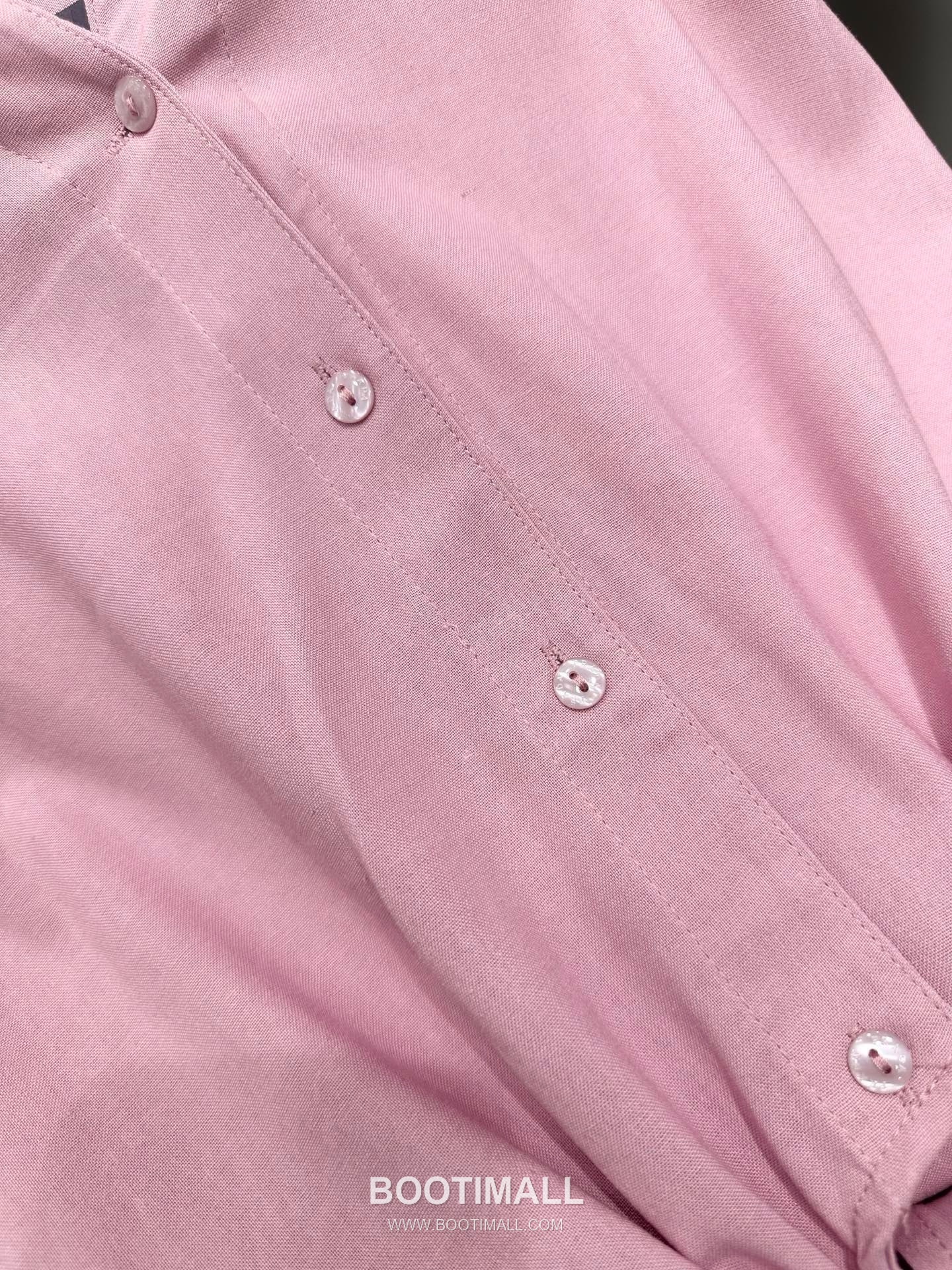 Prada SS26 Linen Cotton Knot Hem 3/4 Sleeve Shirt 프라다 리넨 코튼 매듭 헴 7부 슬리브 셔츠 15