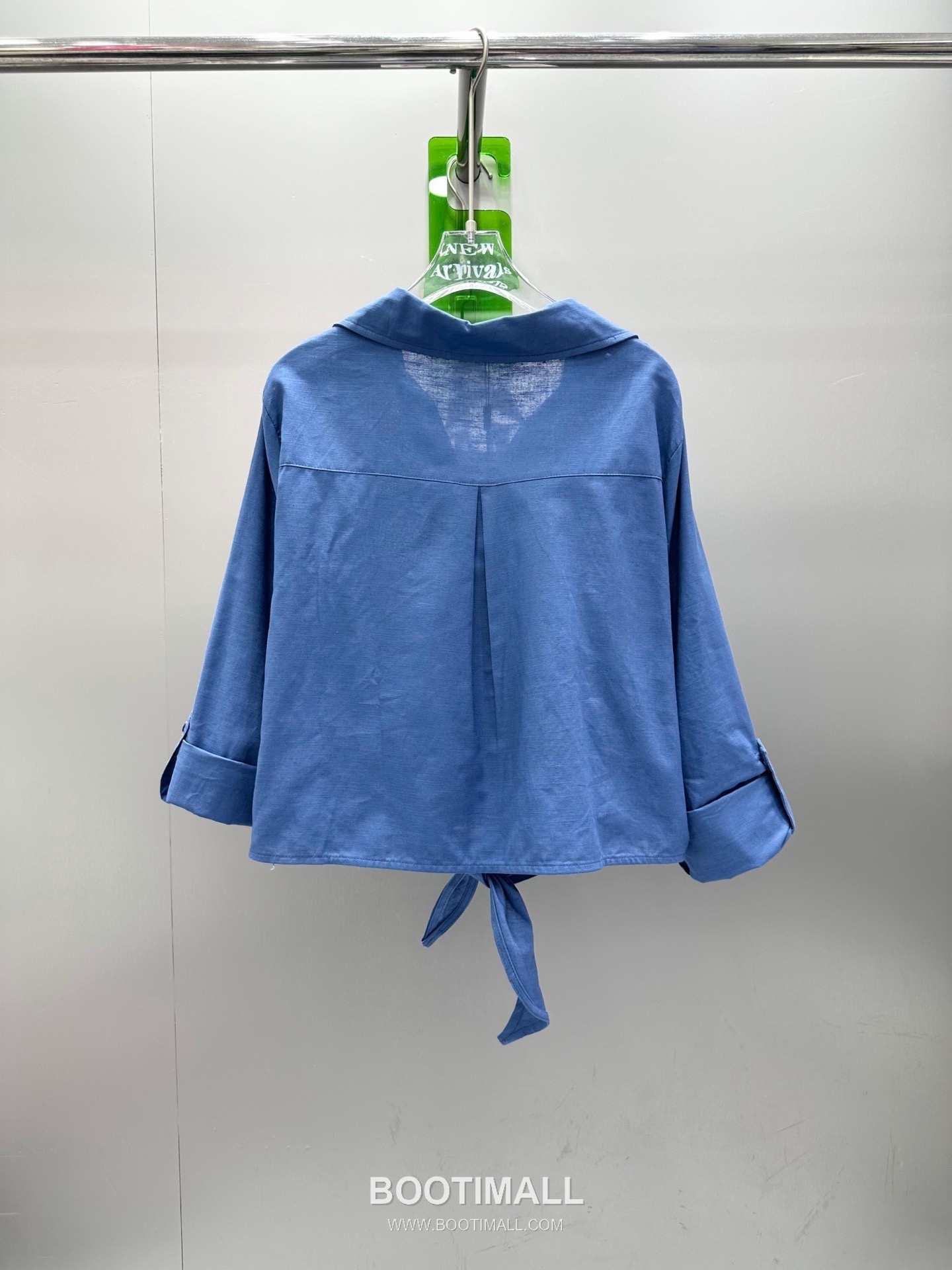 Prada SS26 Linen Cotton Knot Hem 3/4 Sleeve Shirt 프라다 리넨 코튼 매듭 헴 7부 슬리브 셔츠 18