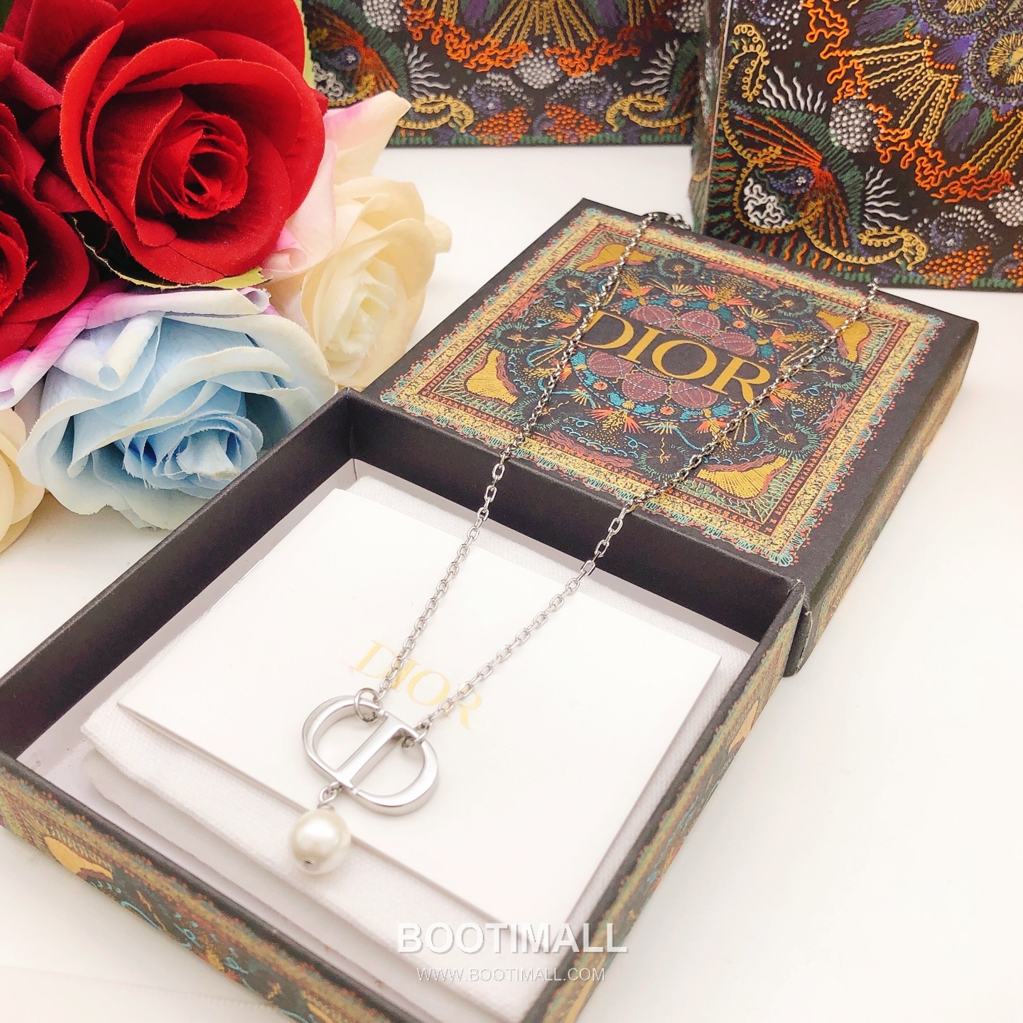 Christian Dior Tribales Pearl Pendant Necklace 크리스찬 디올 트리발 펄 펜던트 목걸이 5