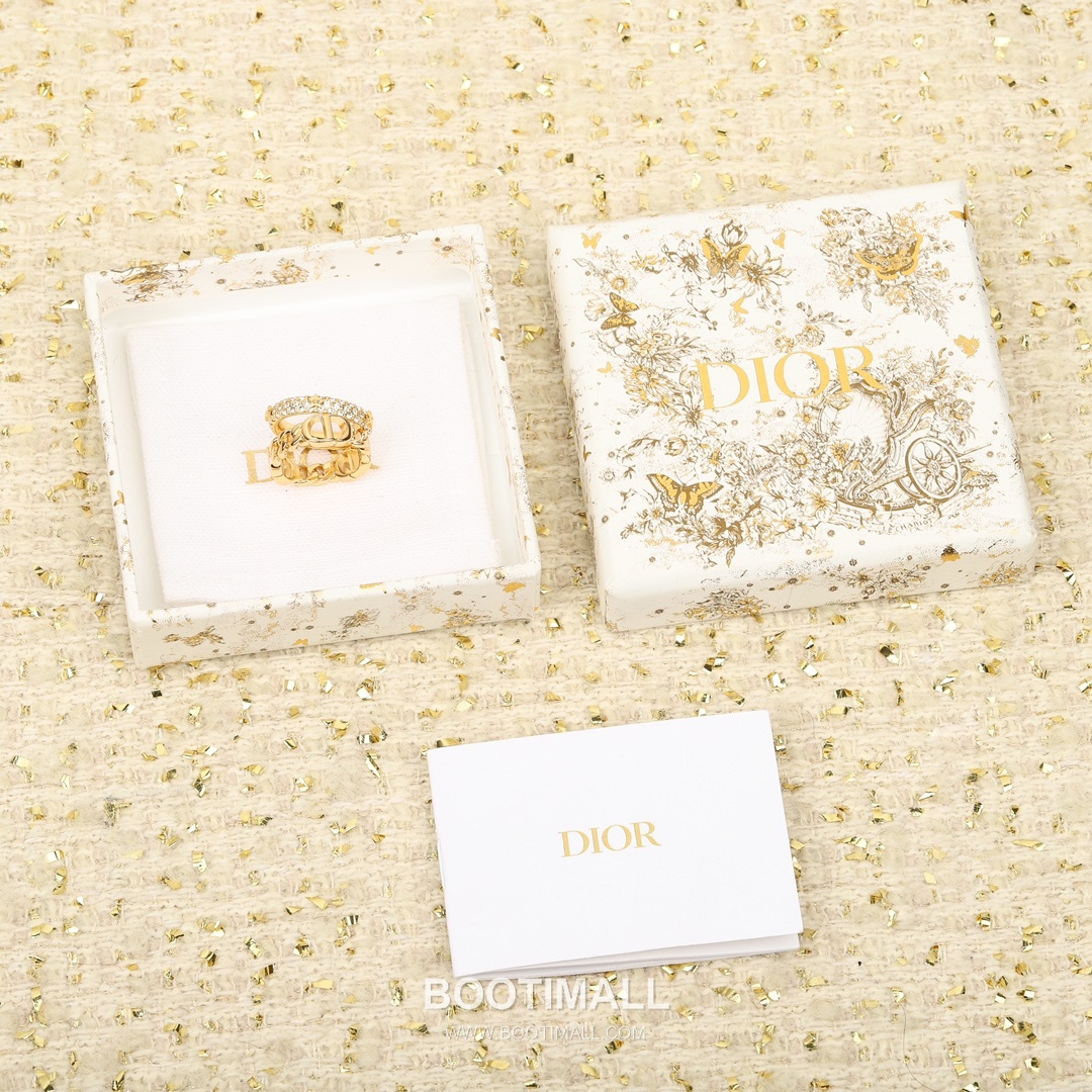 Christian Dior Crystal Stacked Ring Set 크리스찬 디올 크리스탈 스택드 링 세트 1