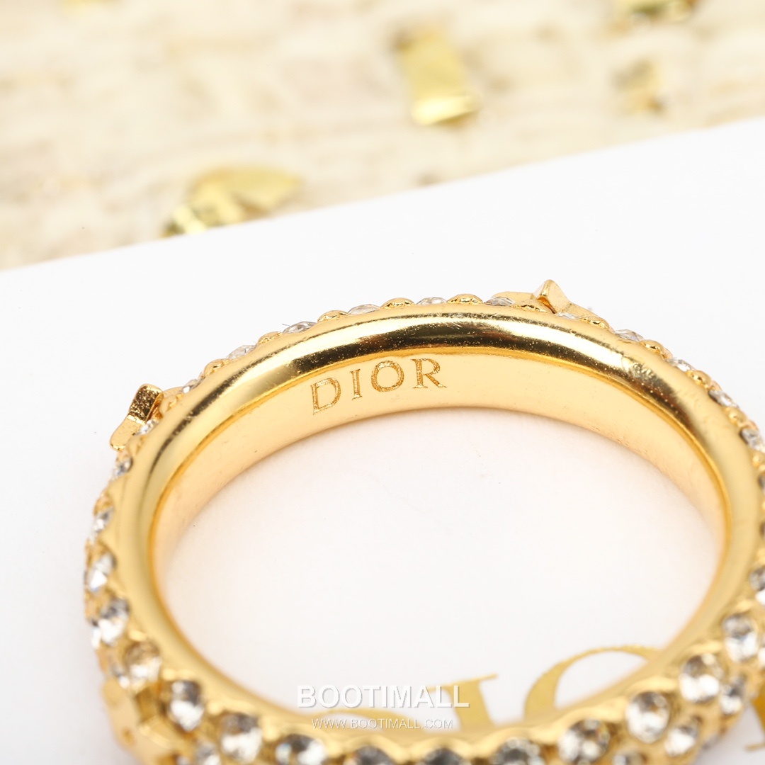 Christian Dior Crystal Stacked Ring Set 크리스찬 디올 크리스탈 스택드 링 세트 5