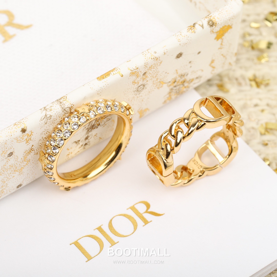 Christian Dior Crystal Stacked Ring Set 크리스찬 디올 크리스탈 스택드 링 세트 6