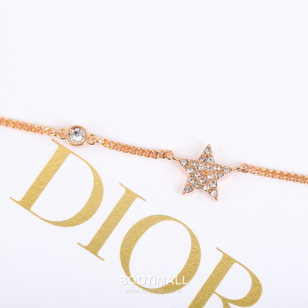 Christian Dior CD Star Double Layer Crystal Necklace 크리스찬 디올 CD 스타 더블 레이어 크리스탈 네크리스 3