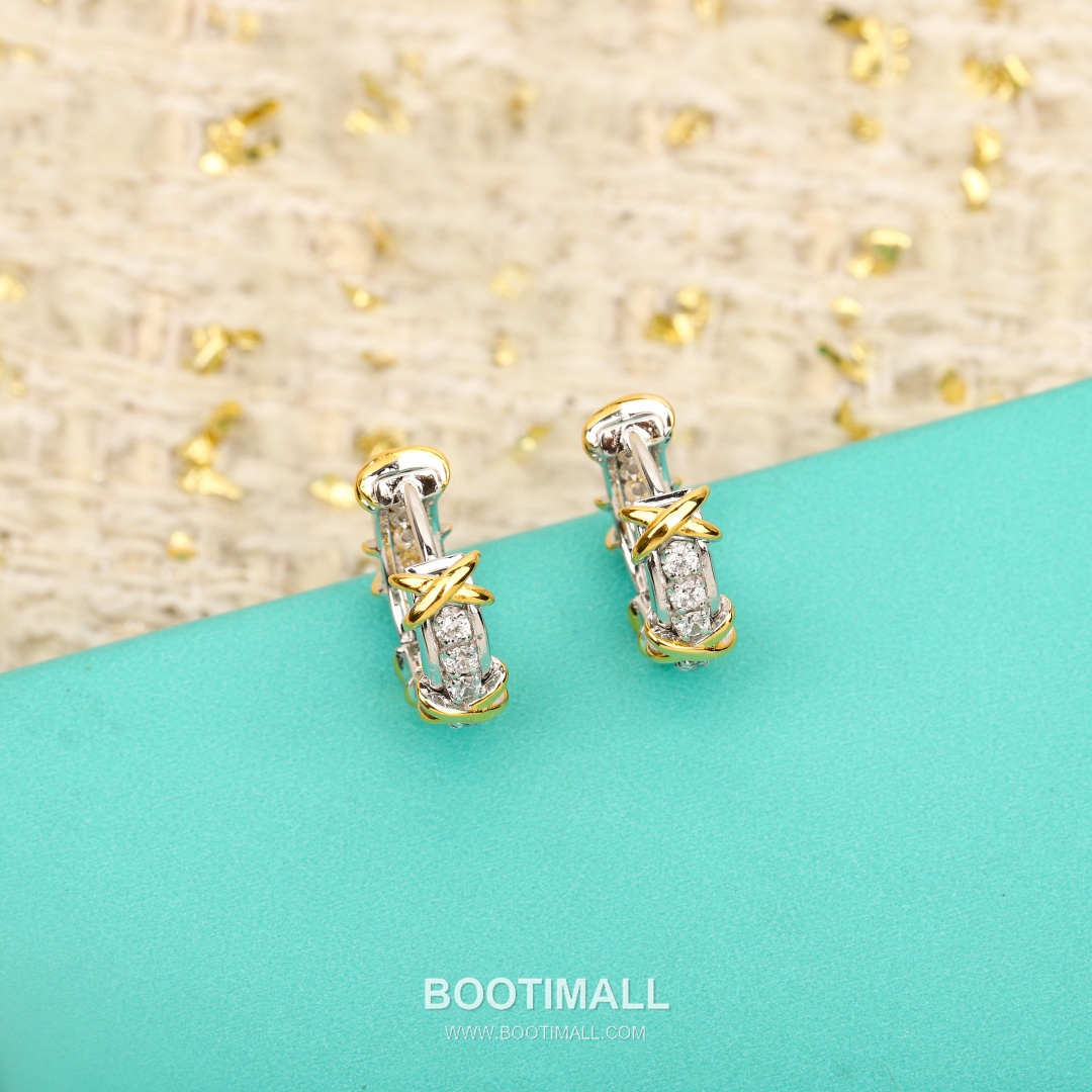 Tiffany & Co. Schlumberger Sixteen Stone X Earrings 티파니 슐럼버제 식스틴 스톤 X 이어링 3