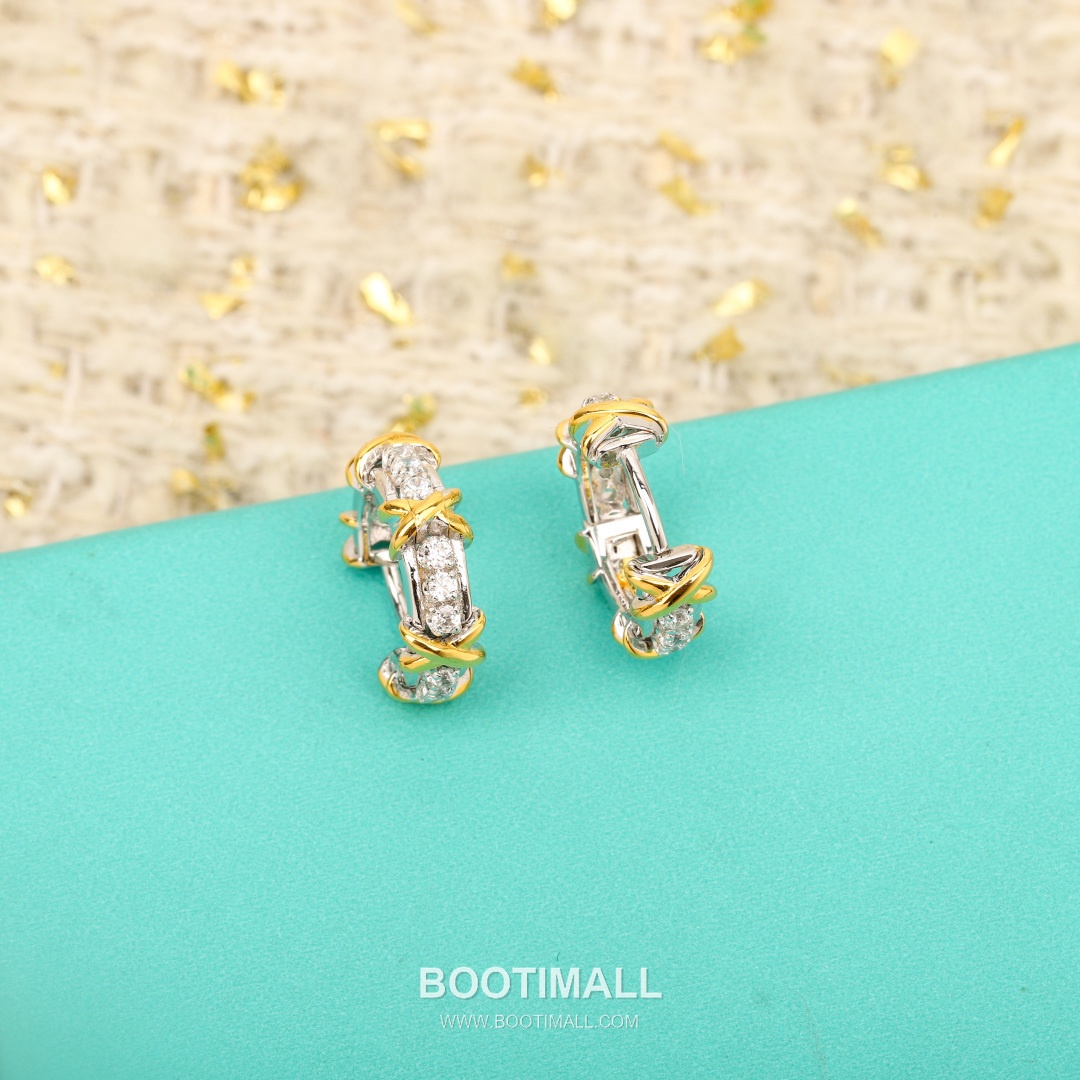 Tiffany & Co. Schlumberger Sixteen Stone X Earrings 티파니 슐럼버제 식스틴 스톤 X 이어링 5