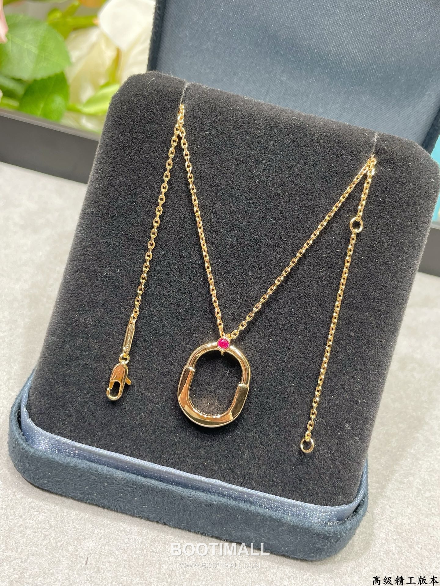 Tiffany & Co. Tiffany Lock Pink Diamond Pendant Necklace 티파니 락 핑크 다이아몬드 펜던트 네크리스 4