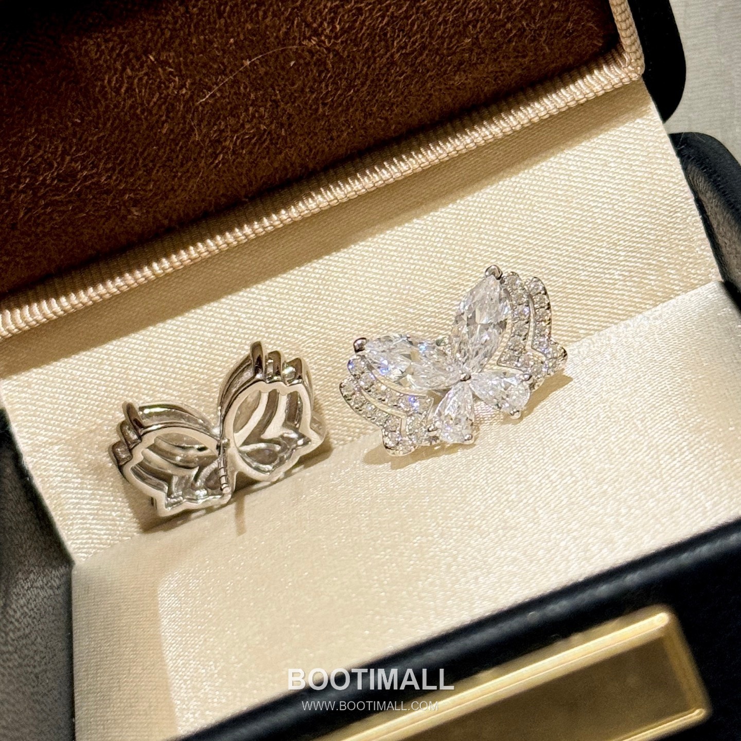 Marquise Butterfly Layered Diamond Stud Earrings 마르퀴즈 버터플라이 레이어드 다이아 스터드 이어링 4