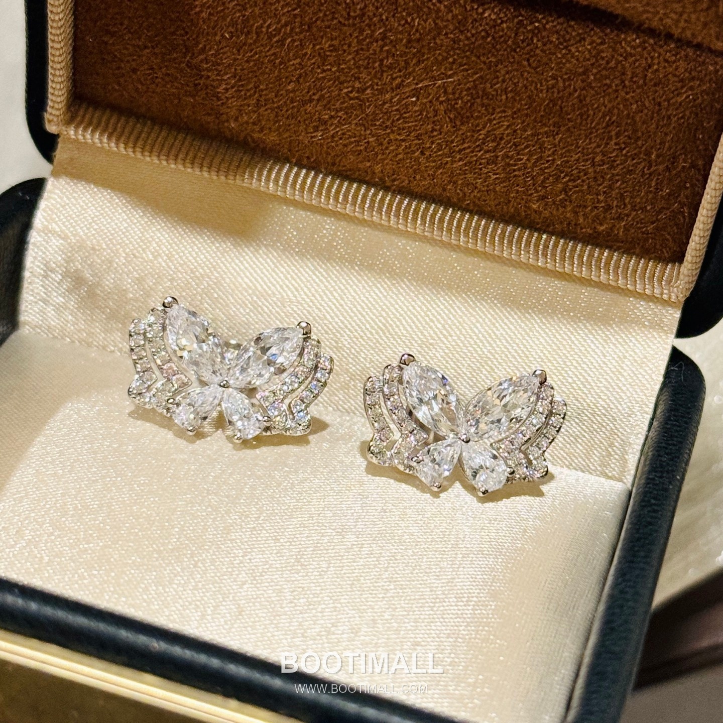 Marquise Butterfly Layered Diamond Stud Earrings 마르퀴즈 버터플라이 레이어드 다이아 스터드 이어링 6