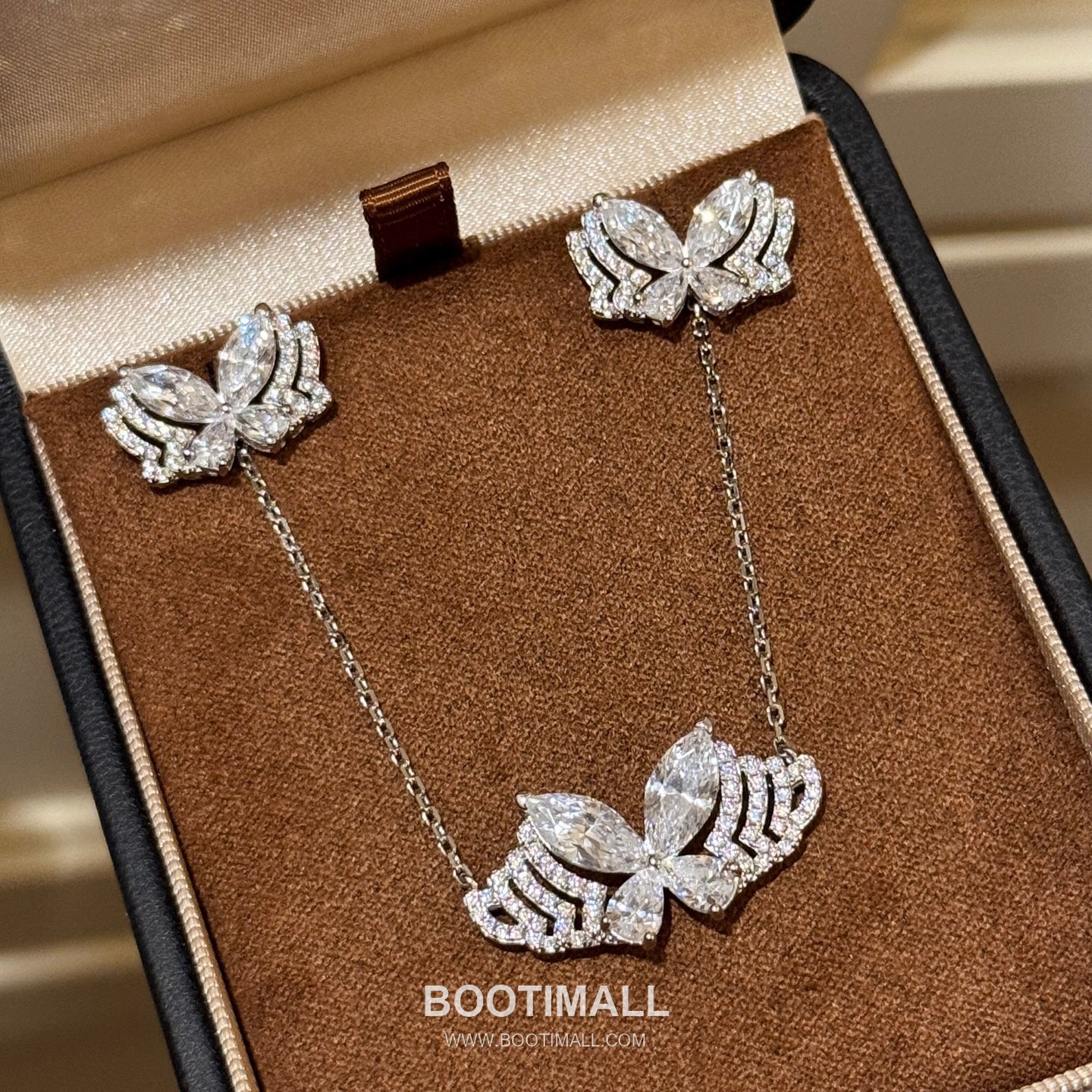 Marquise Butterfly Layered Diamond Stud Earrings 마르퀴즈 버터플라이 레이어드 다이아 스터드 이어링 7