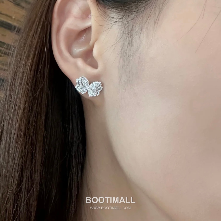 Marquise Butterfly Layered Diamond Stud Earrings 마르퀴즈 버터플라이 레이어드 다이아 스터드 이어링 8