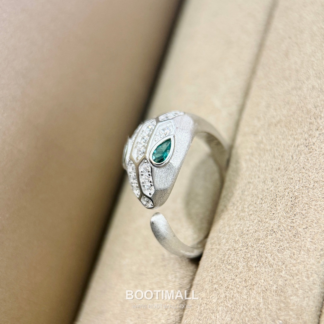 Serpent Open Ring Ruby Eyes Design 스네이크 오픈 링 루비 아이즈 디자인 반지 5