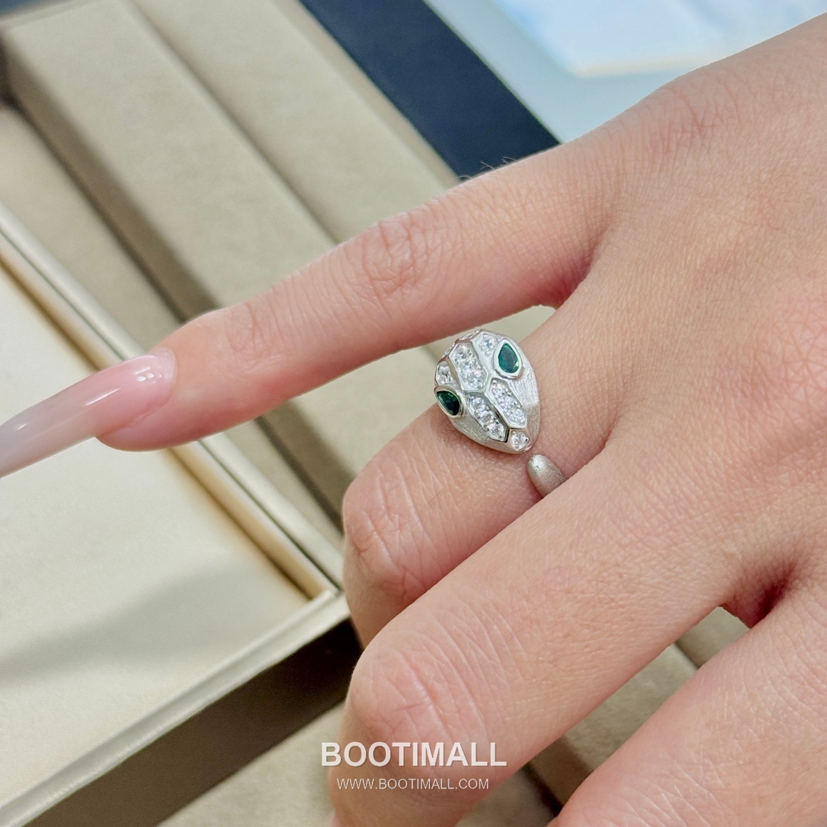 Serpent Open Ring Ruby Eyes Design 스네이크 오픈 링 루비 아이즈 디자인 반지 8