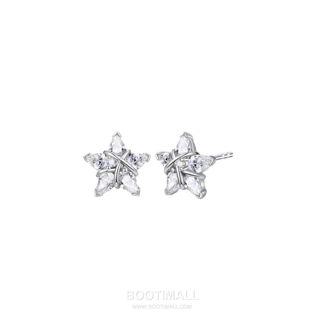 Star Crystal Stud Earrings Set 스타 크리스탈 스터드 이어링 세트 2