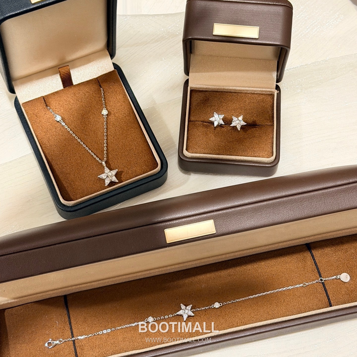 Star Crystal Stud Earrings Set 스타 크리스탈 스터드 이어링 세트 6