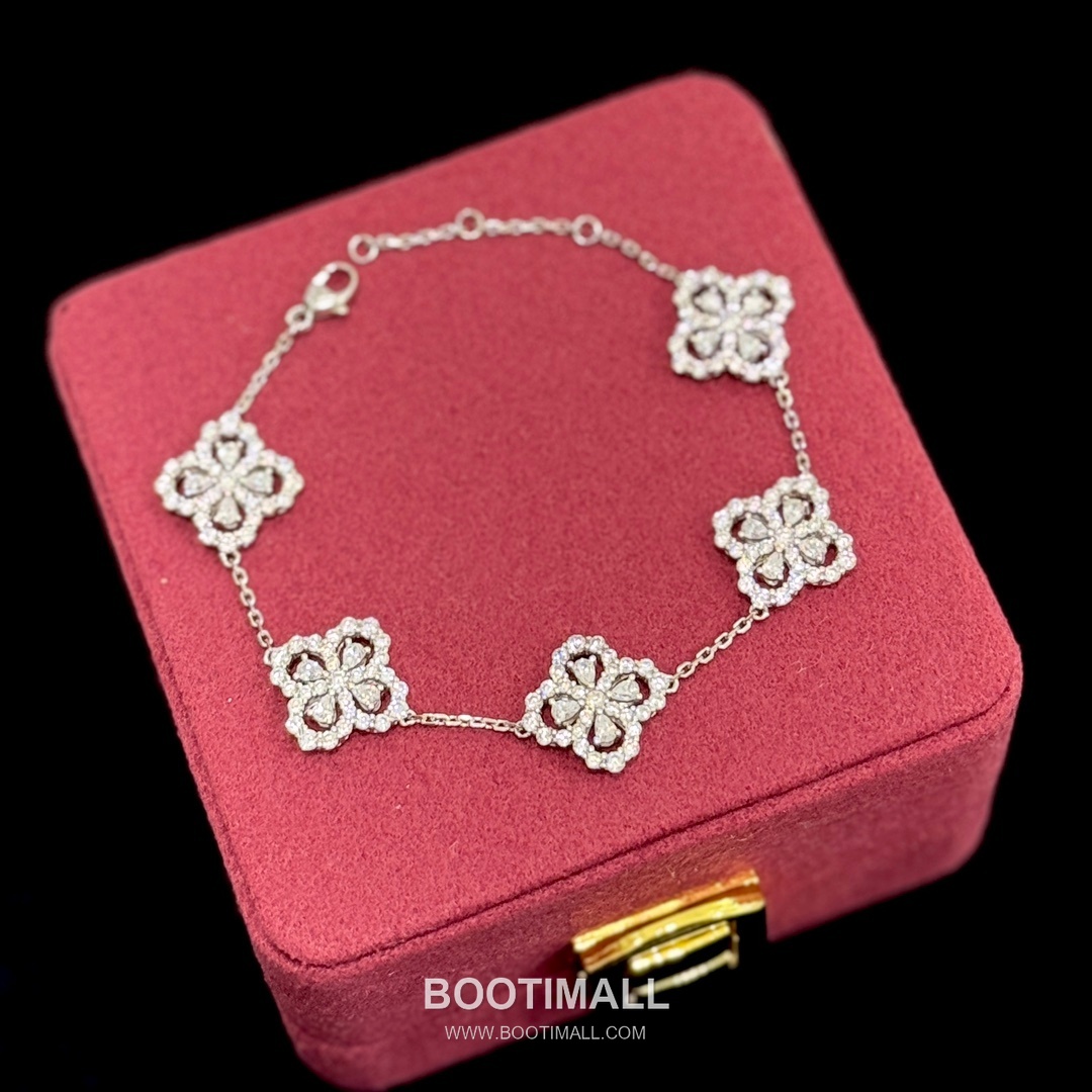Harry Winston Lily Cluster Five Motif Diamond Bracelet 해리 윈스턴 릴리 클러스터 파이브 모티프 다이아몬드 브레이슬릿 4