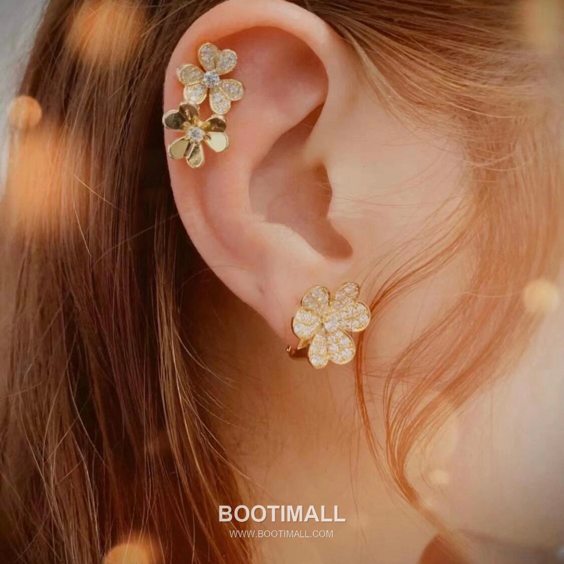 Van Cleef & Arpels Frivole Full Pavé Large Flower Earrings 반클리프 아펠 프리볼 풀 파베 라지 플라워 이어링 4