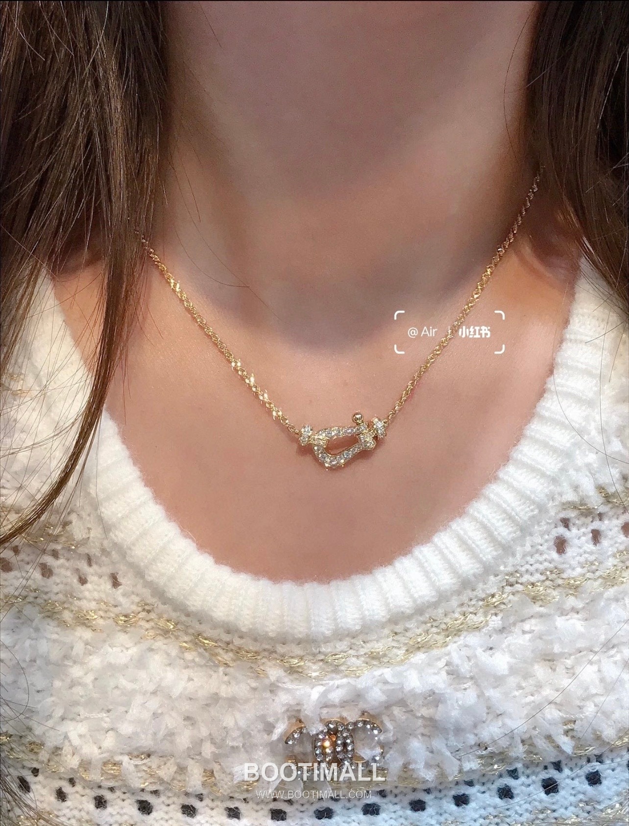 Fred Force 10 Horseshoe Buckle Necklace 프레드 포스텐 호스슈 버클 네크리스 10